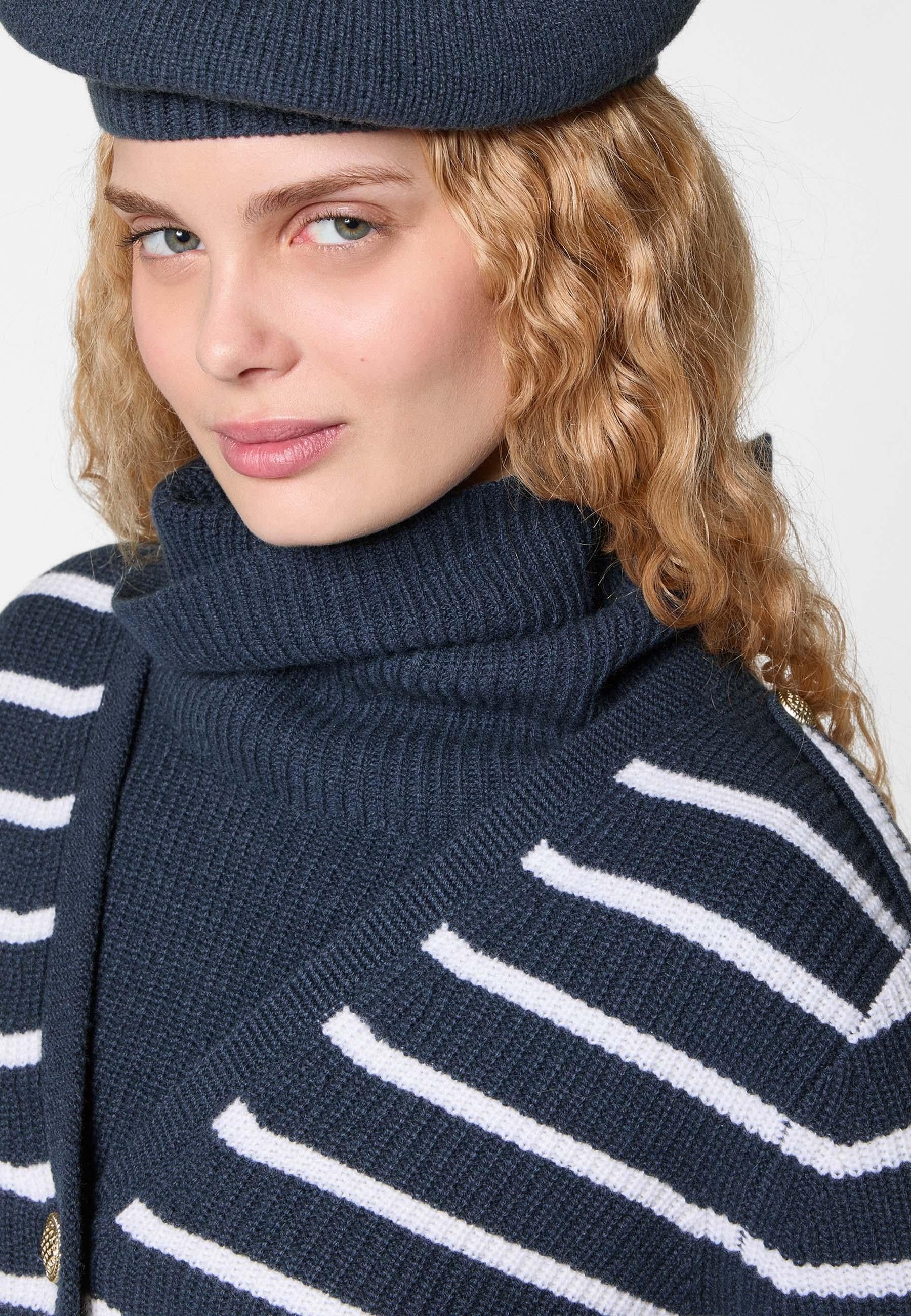 Striped wool vest RODIER Blue