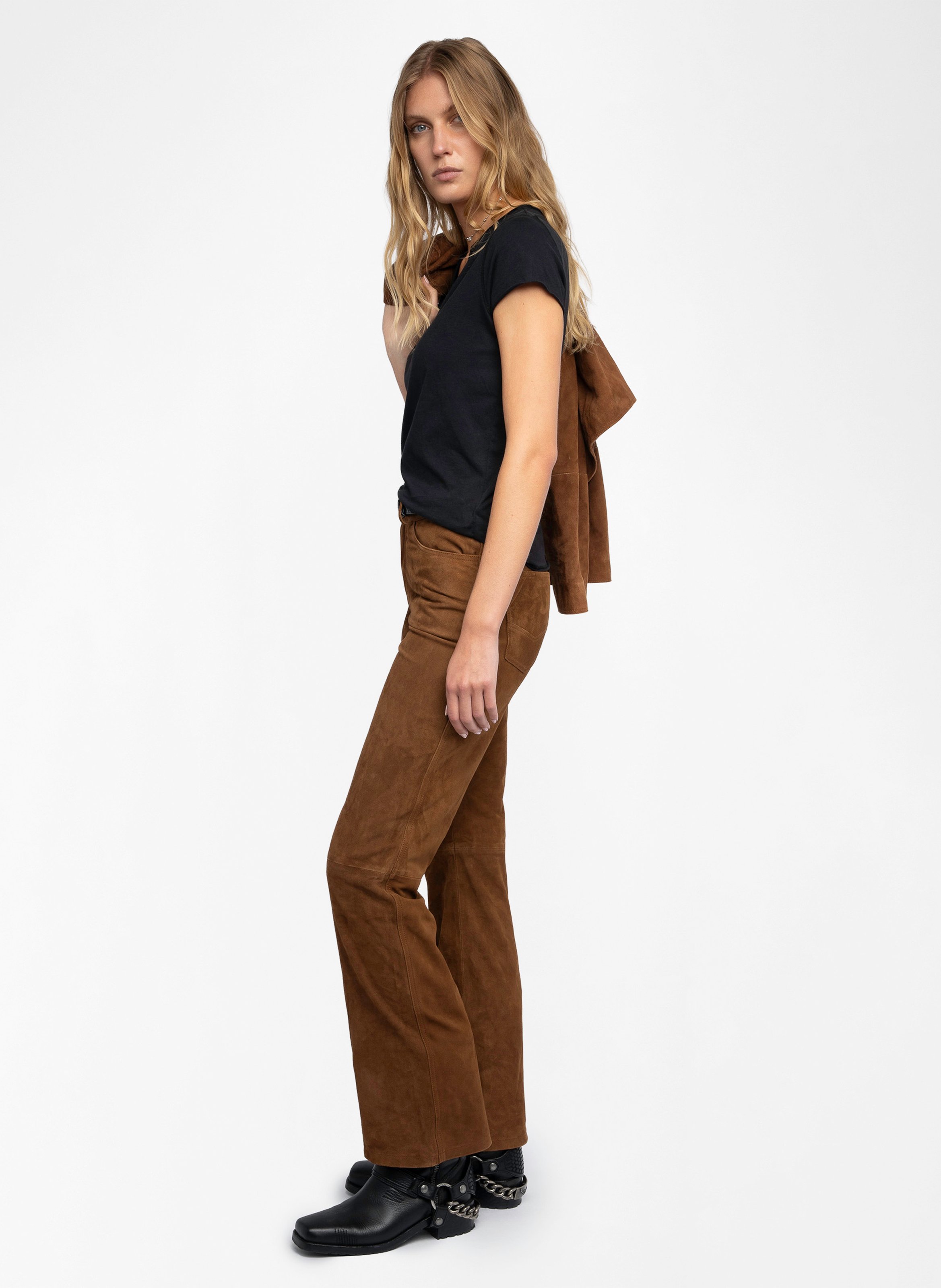 Tunisian organic cotton t-shirt Black