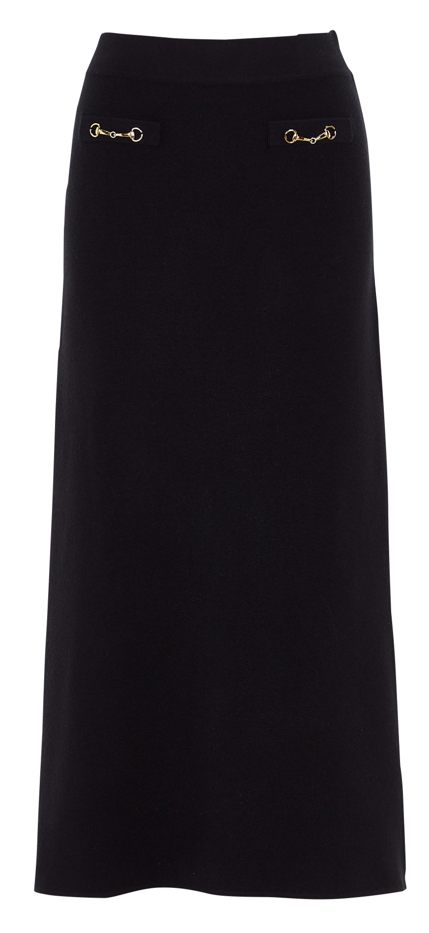 Jupe longue en maille KOOKAI Noir