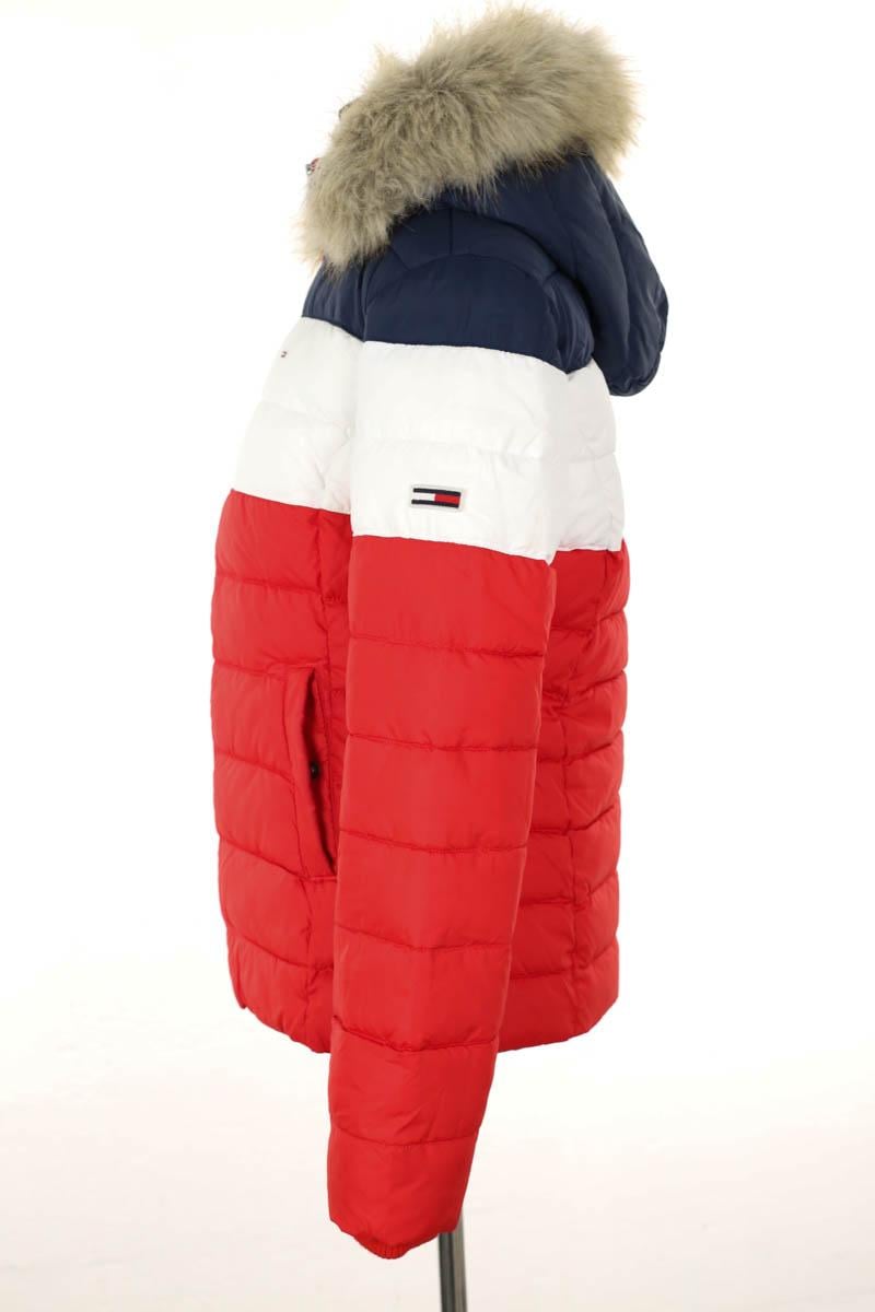 Lightweight quilted padded jacket with high neck TOMMY HILFIGER - SECONDE MAIN Red