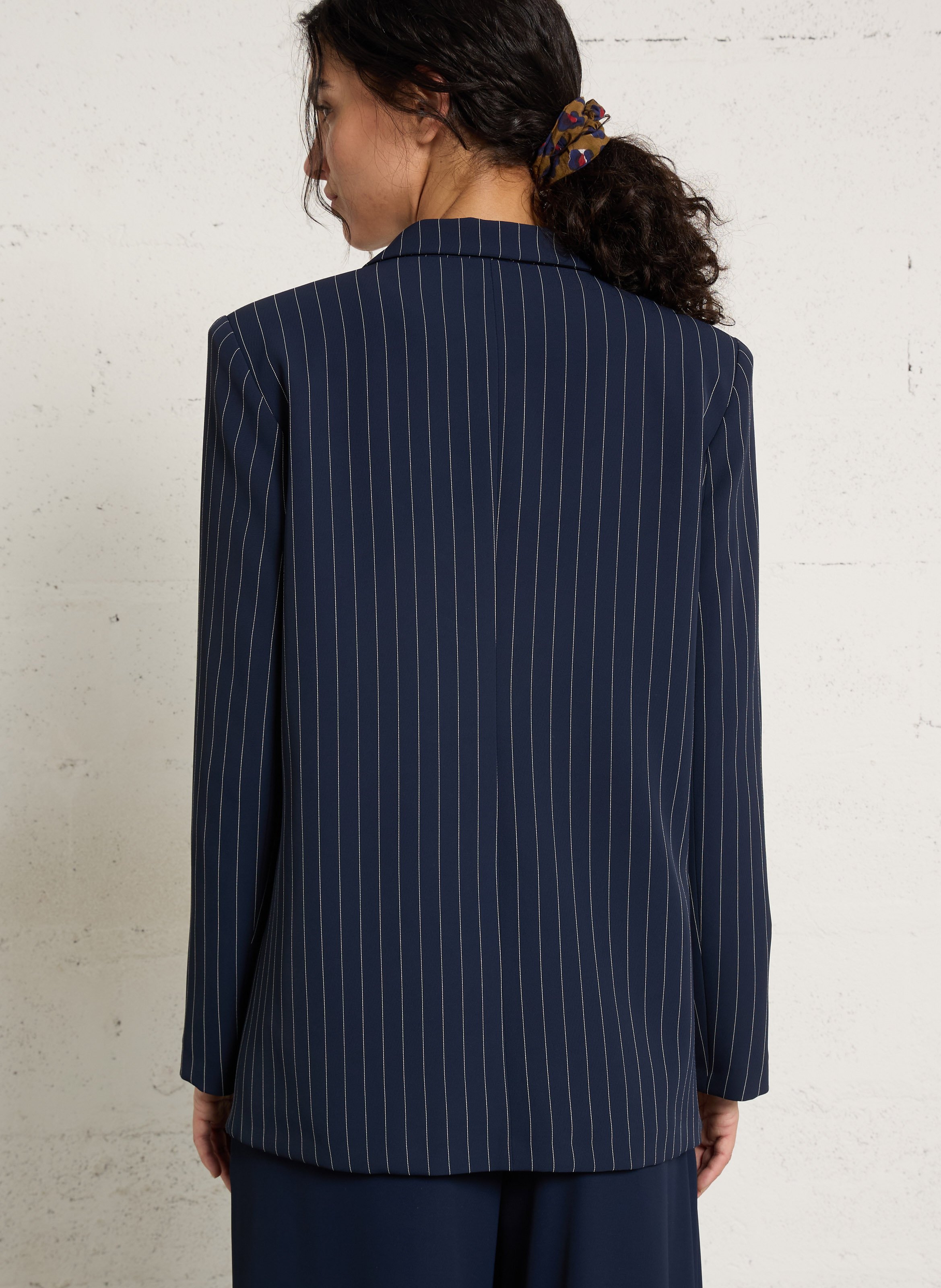 Striped suit jacket IMPERIAL Blue