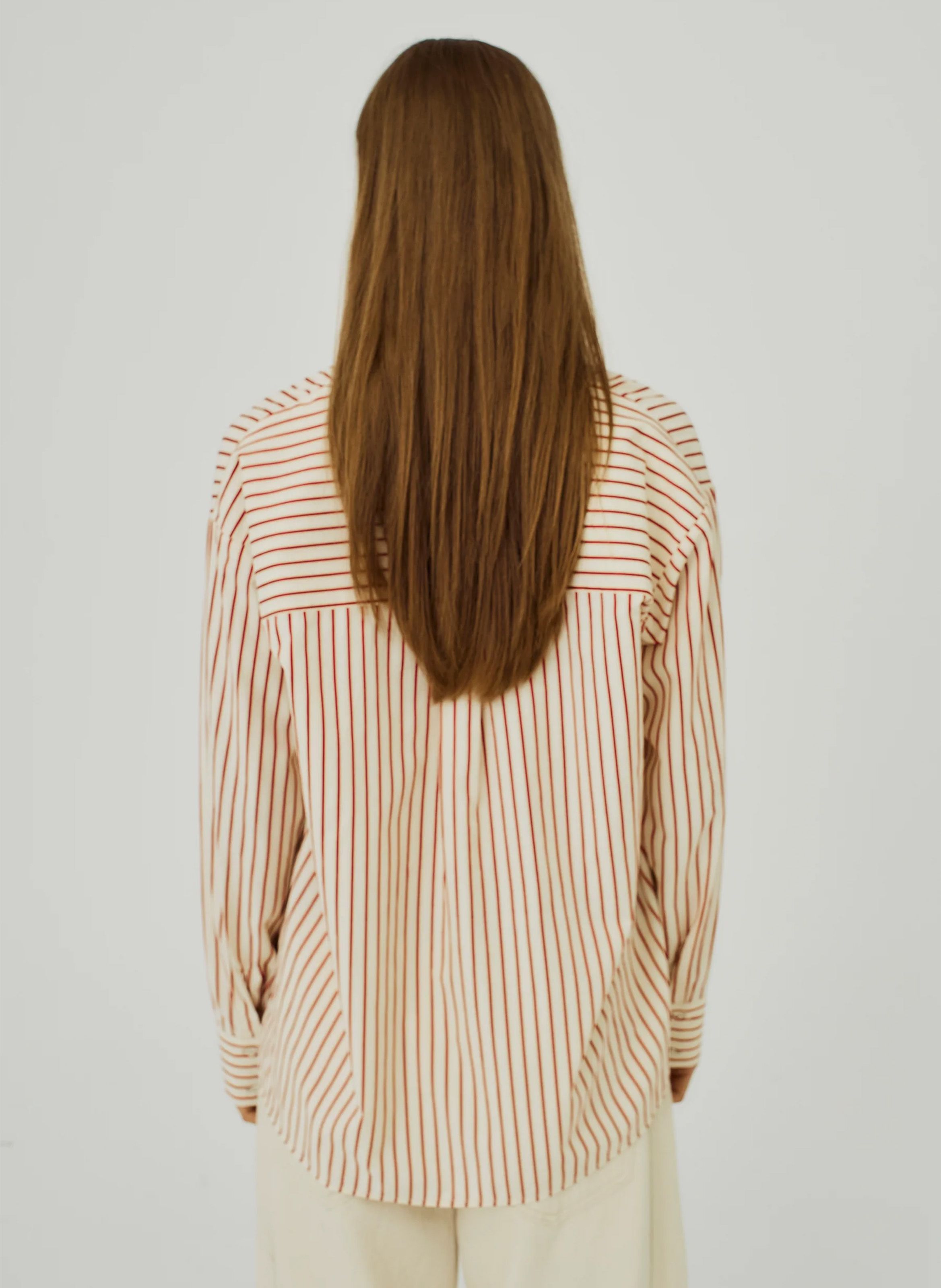 Rundhalsausschnitthemd NORR Rot