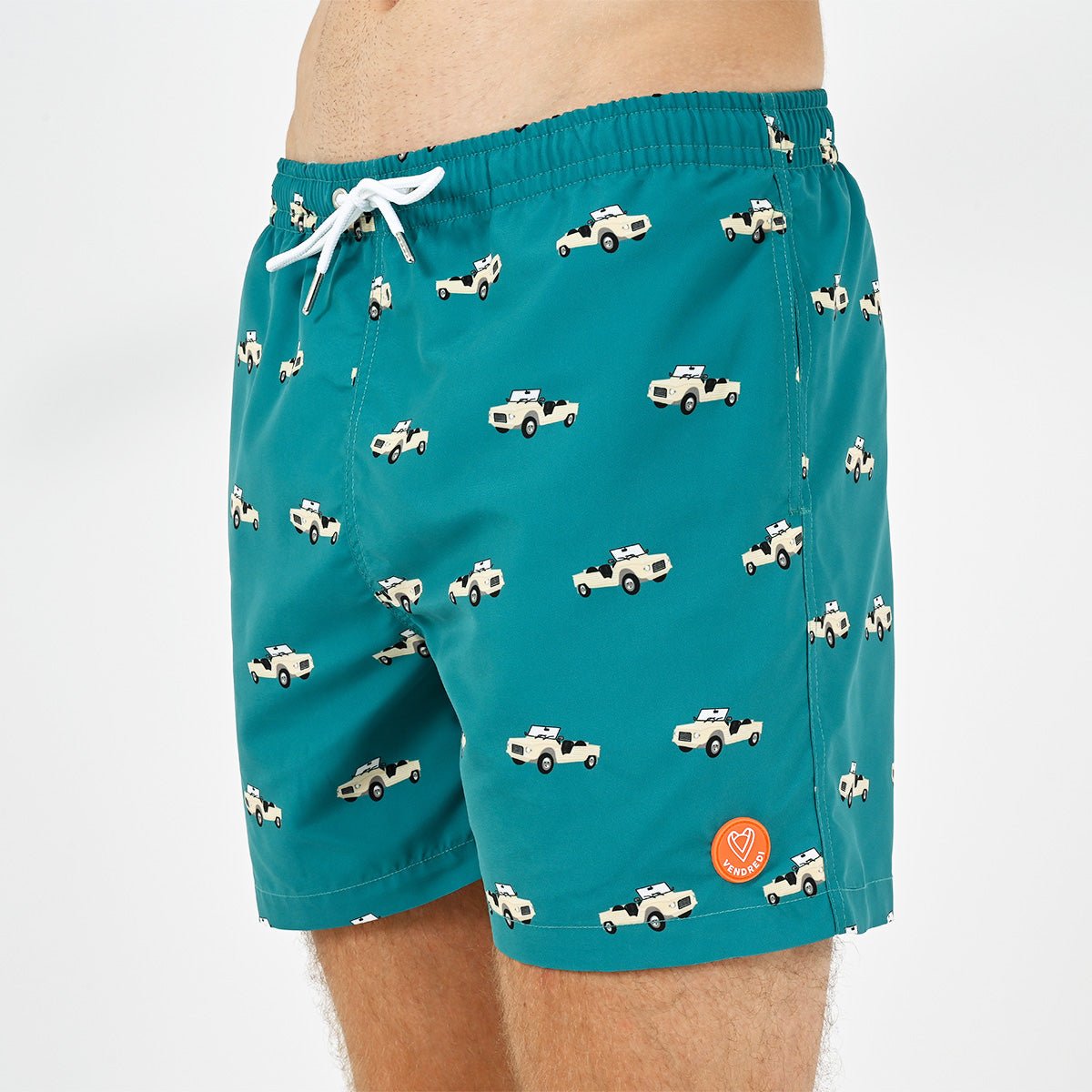 Explorer Swim Shorts VENDREDI SWIMWEAR Green