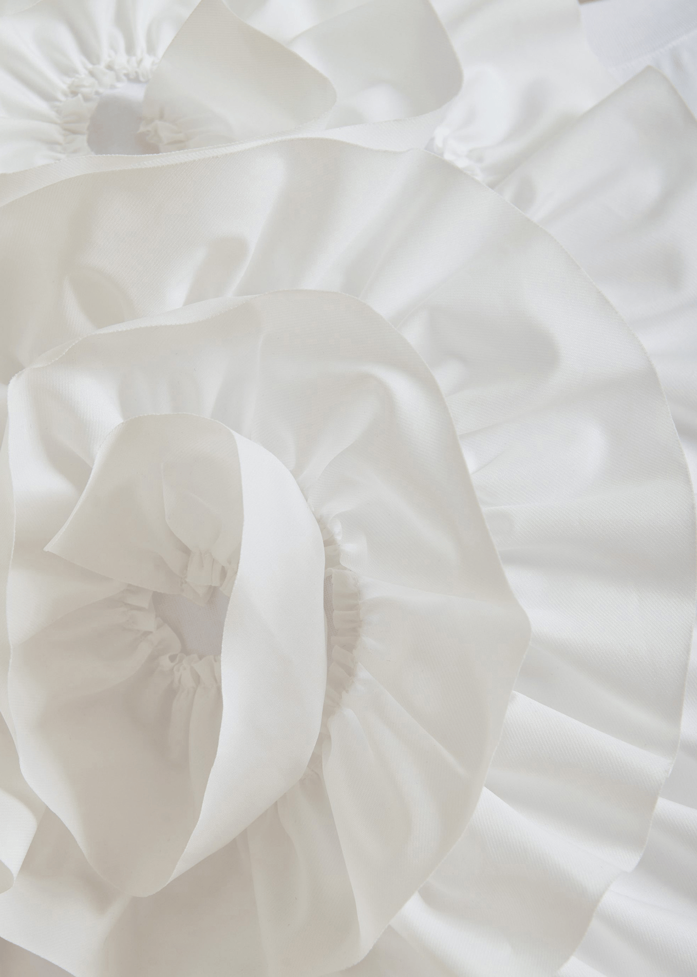 Top de mangas cortas con volantes ESSENTIEL ANTWERP Blanco