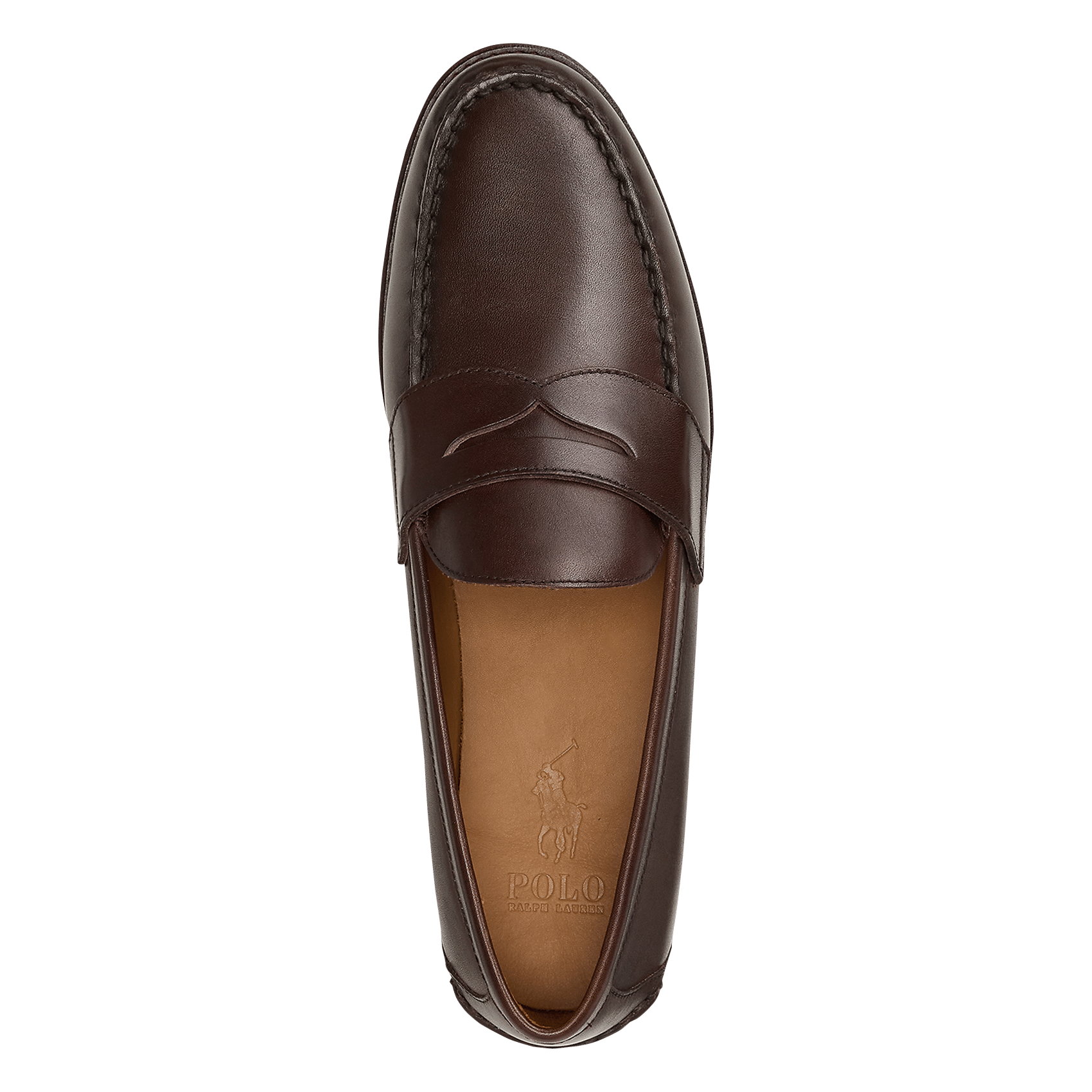 Mocassins en cuir POLO RALPH LAUREN Bruin