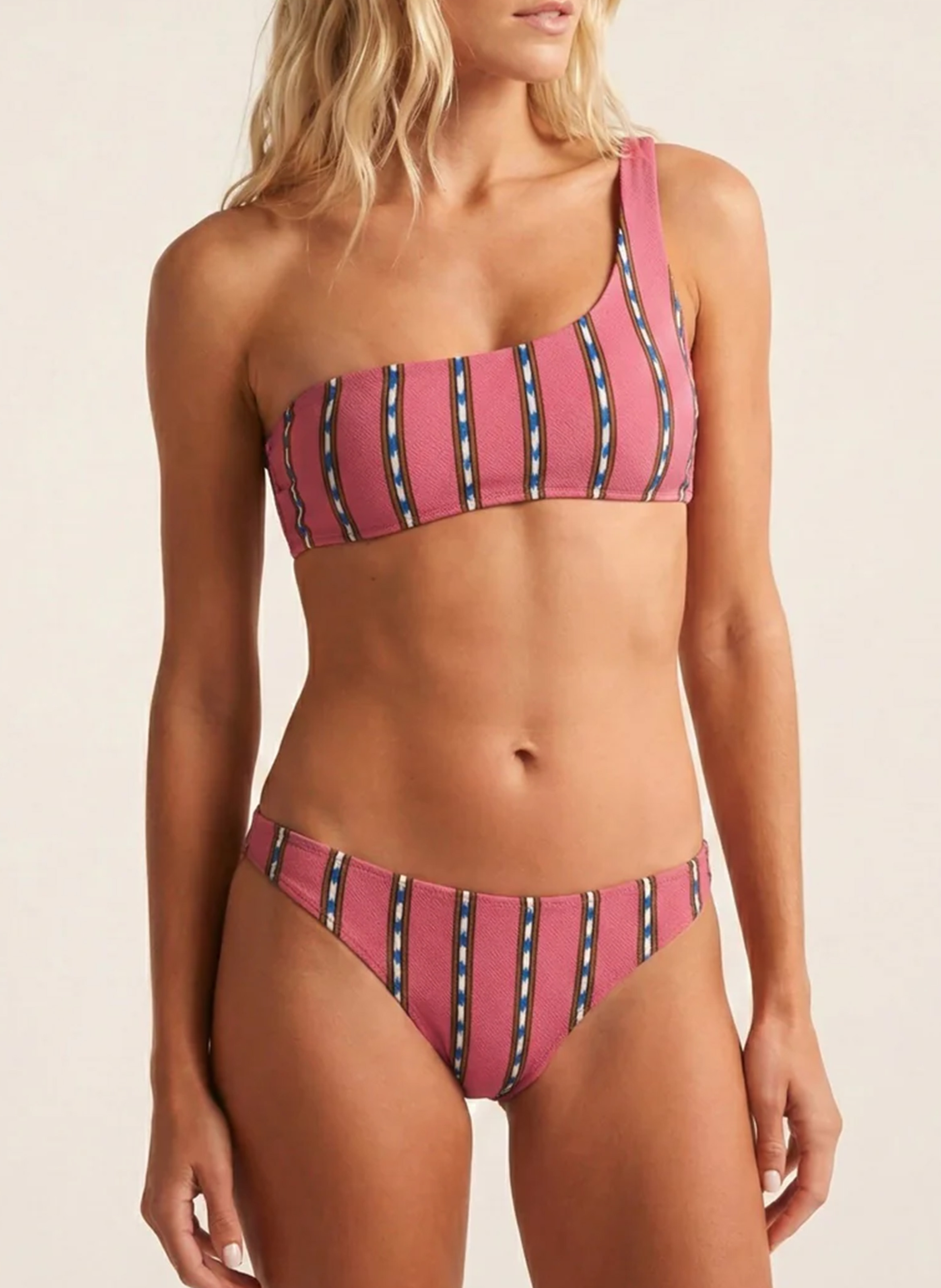 Asymmetric bikini top ROBIN COLLECTION Multicolored