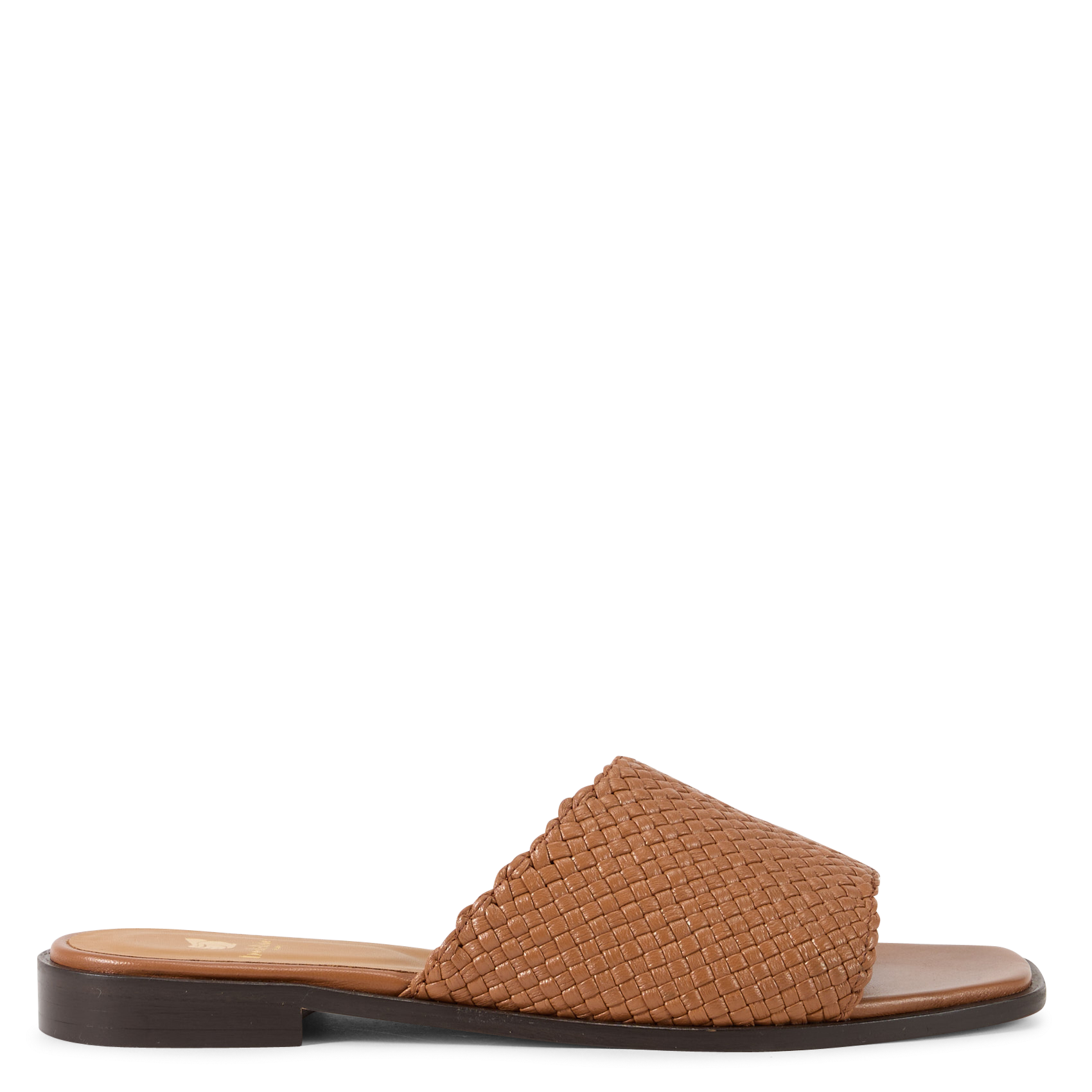 Geflochtene Leder-Mules BOBBIES Braun