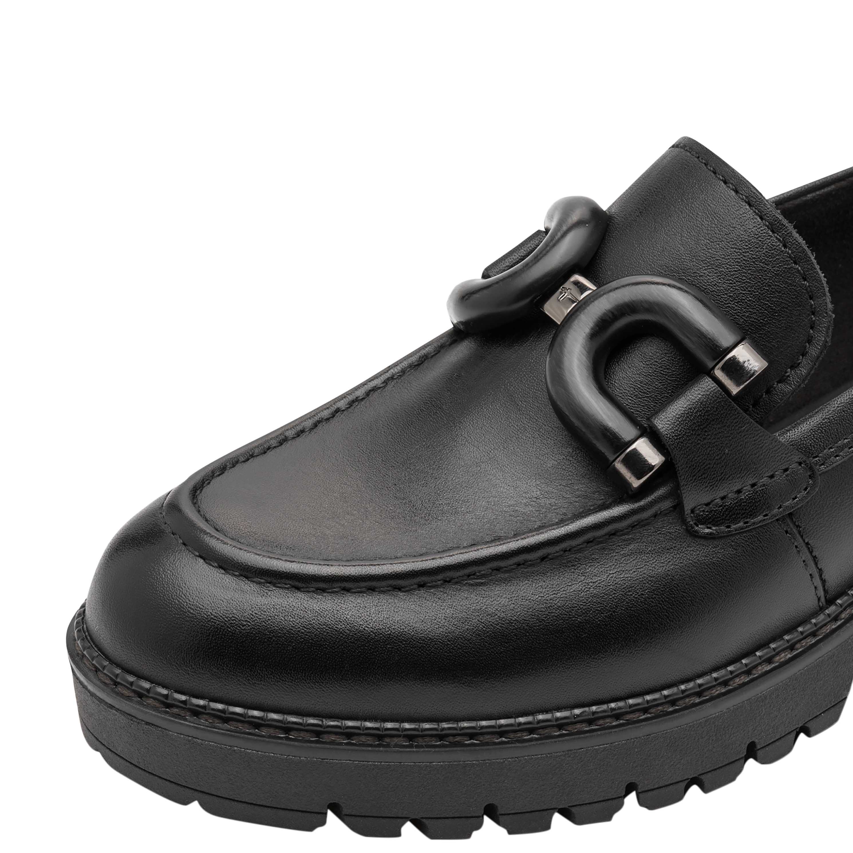 Mocassin cuir TAMARIS Noir