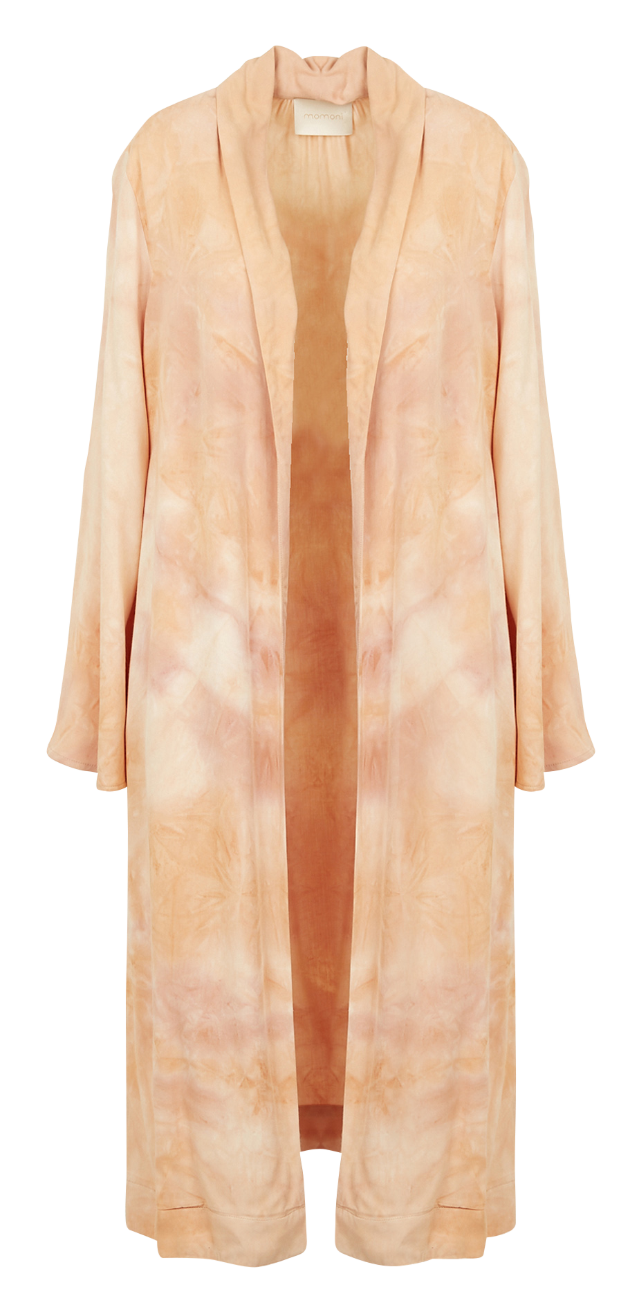 Long shawl-neck jacket  Multi rosa