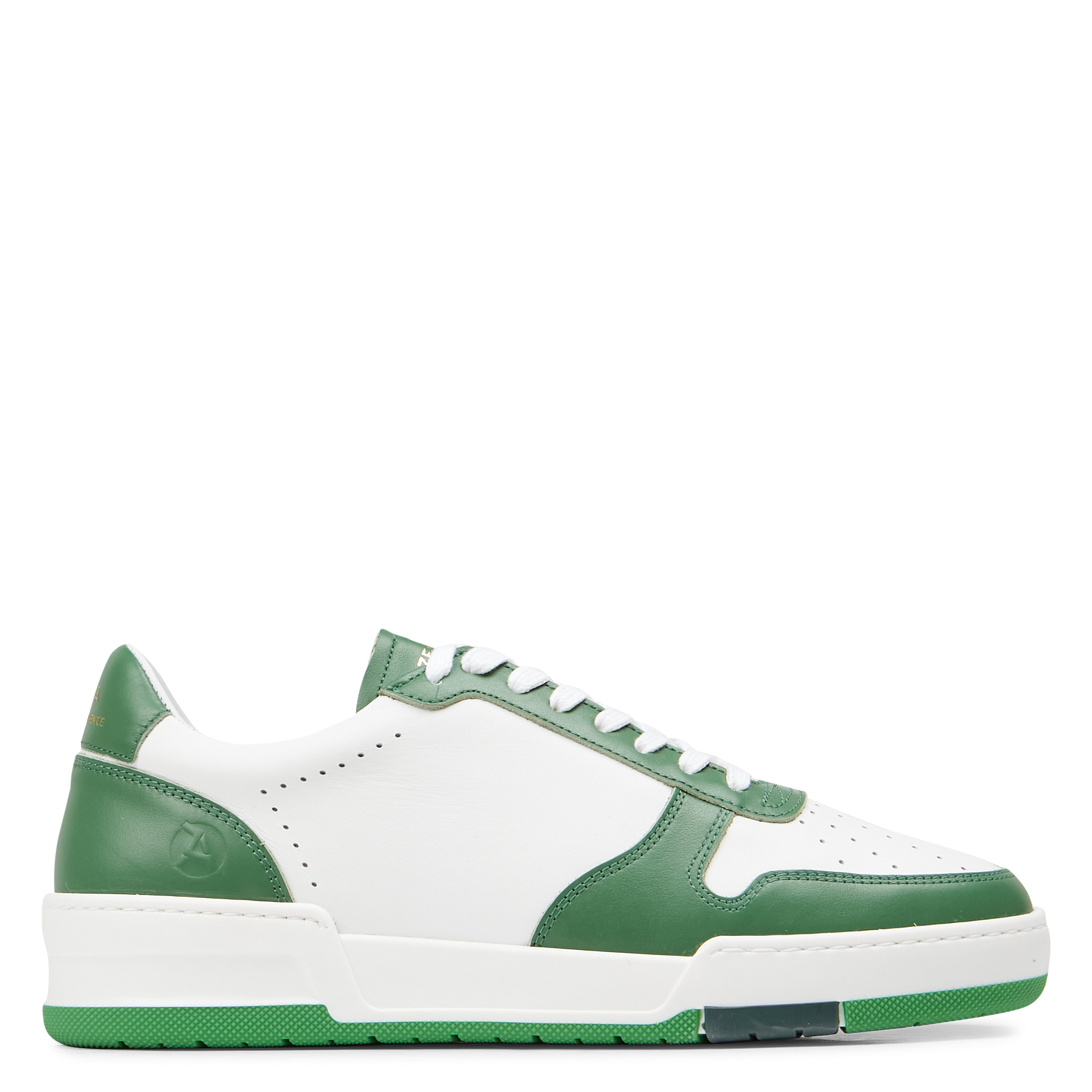 Baskets basses bicolore en cuir  ZESPA Blanc