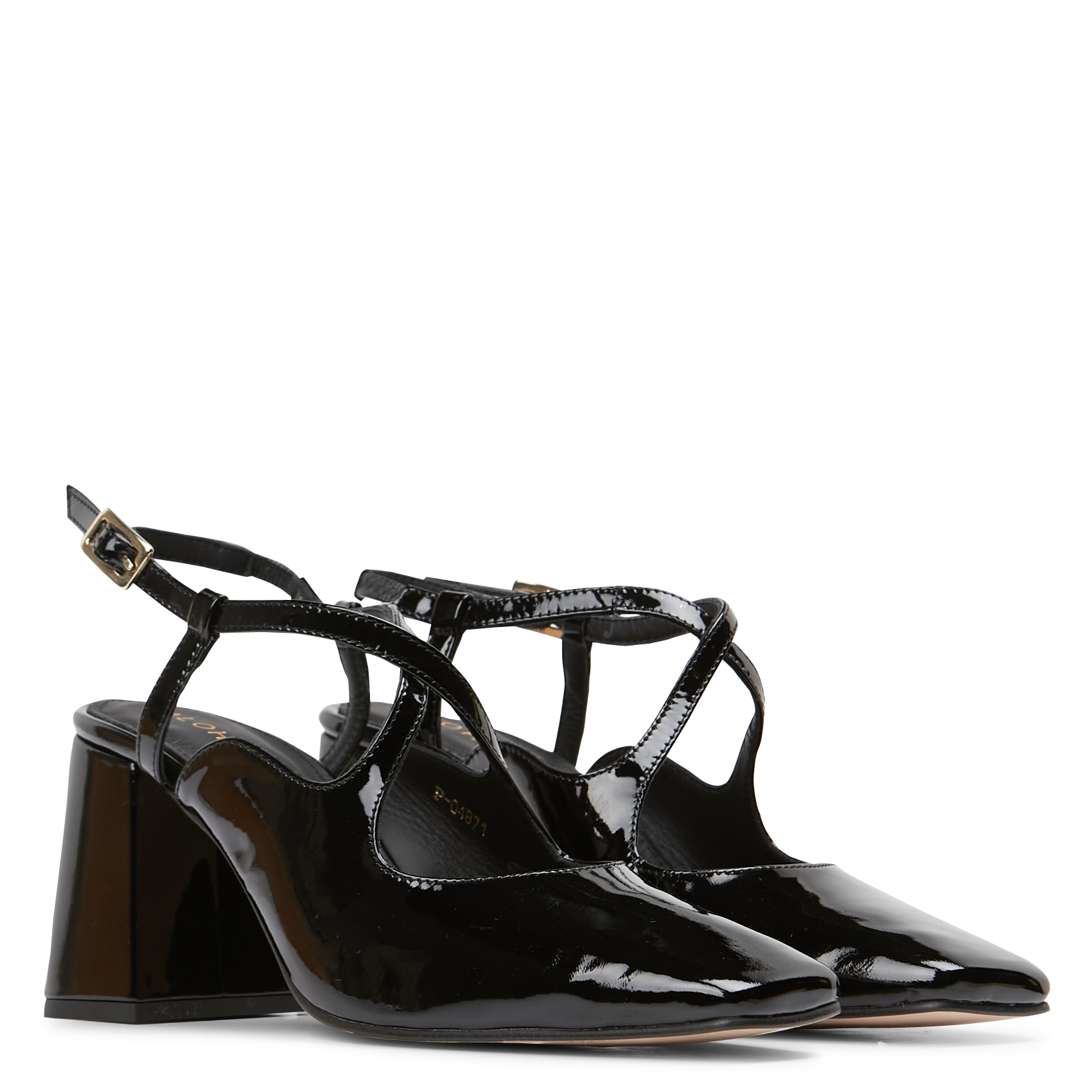 Lakleren sandalen ALOHAS Zwart