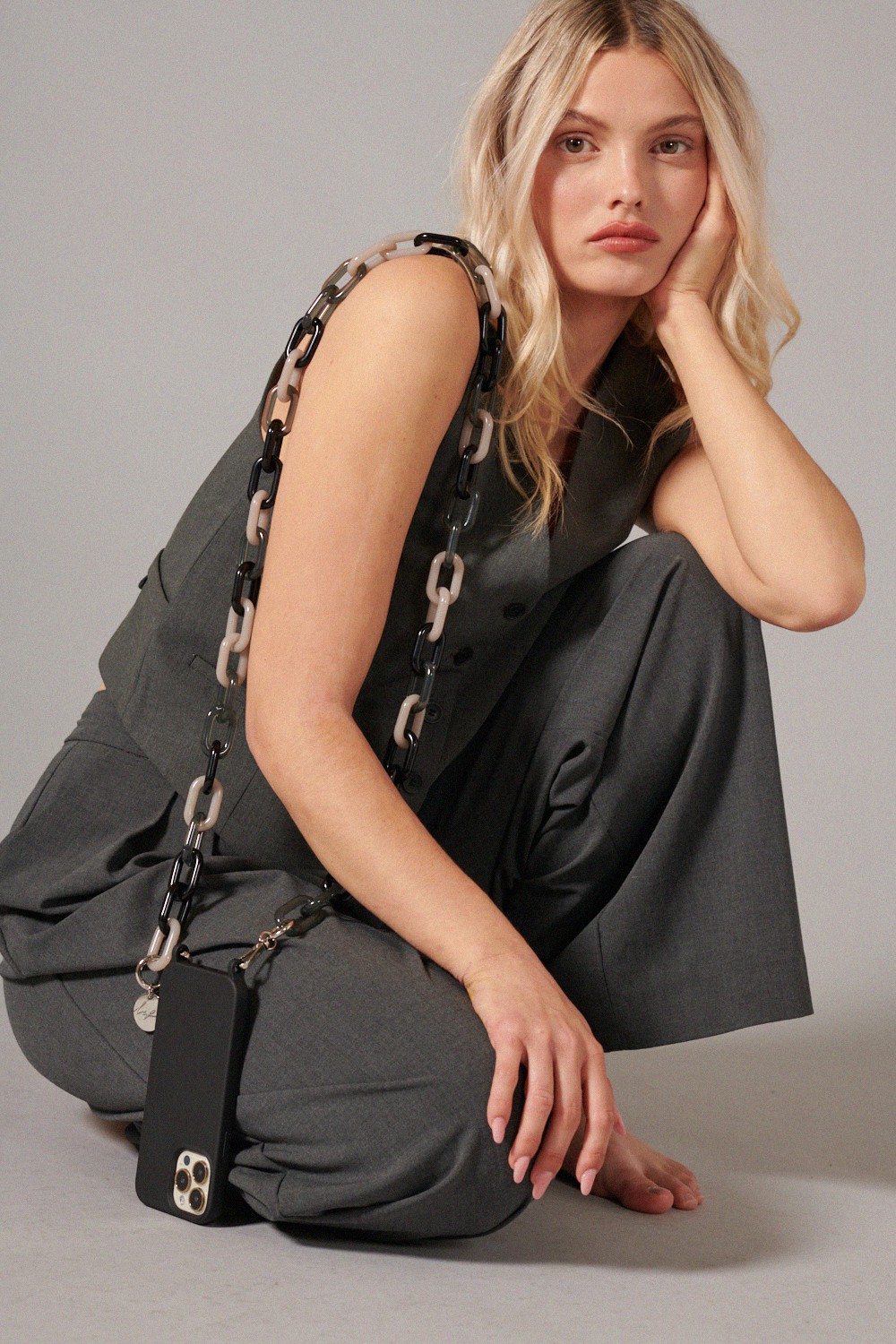 Phone chain LA COQUE FRANCAISE Black