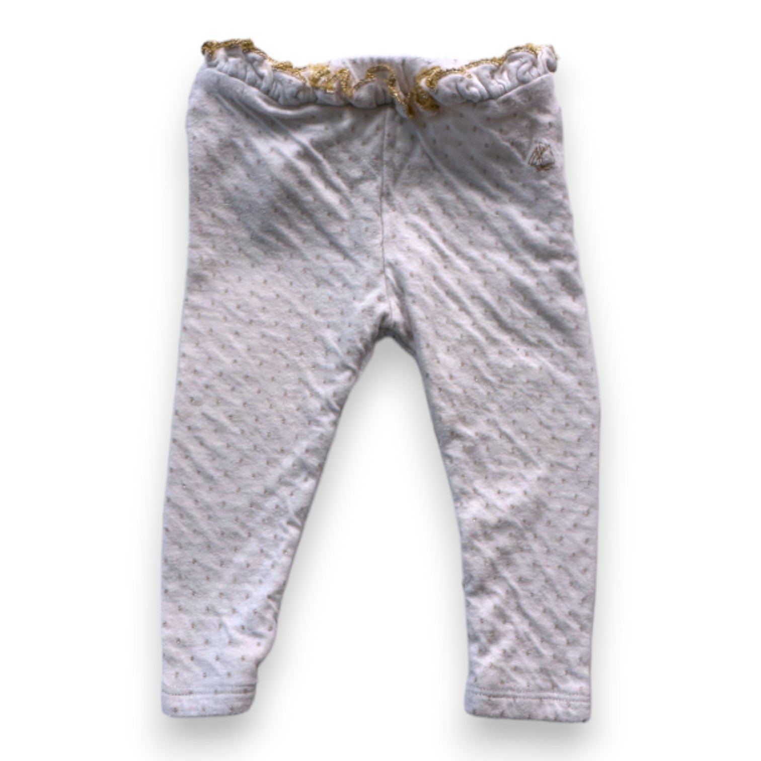 White baby pants - 12 months PETIT BATEAU - Seconde Main White