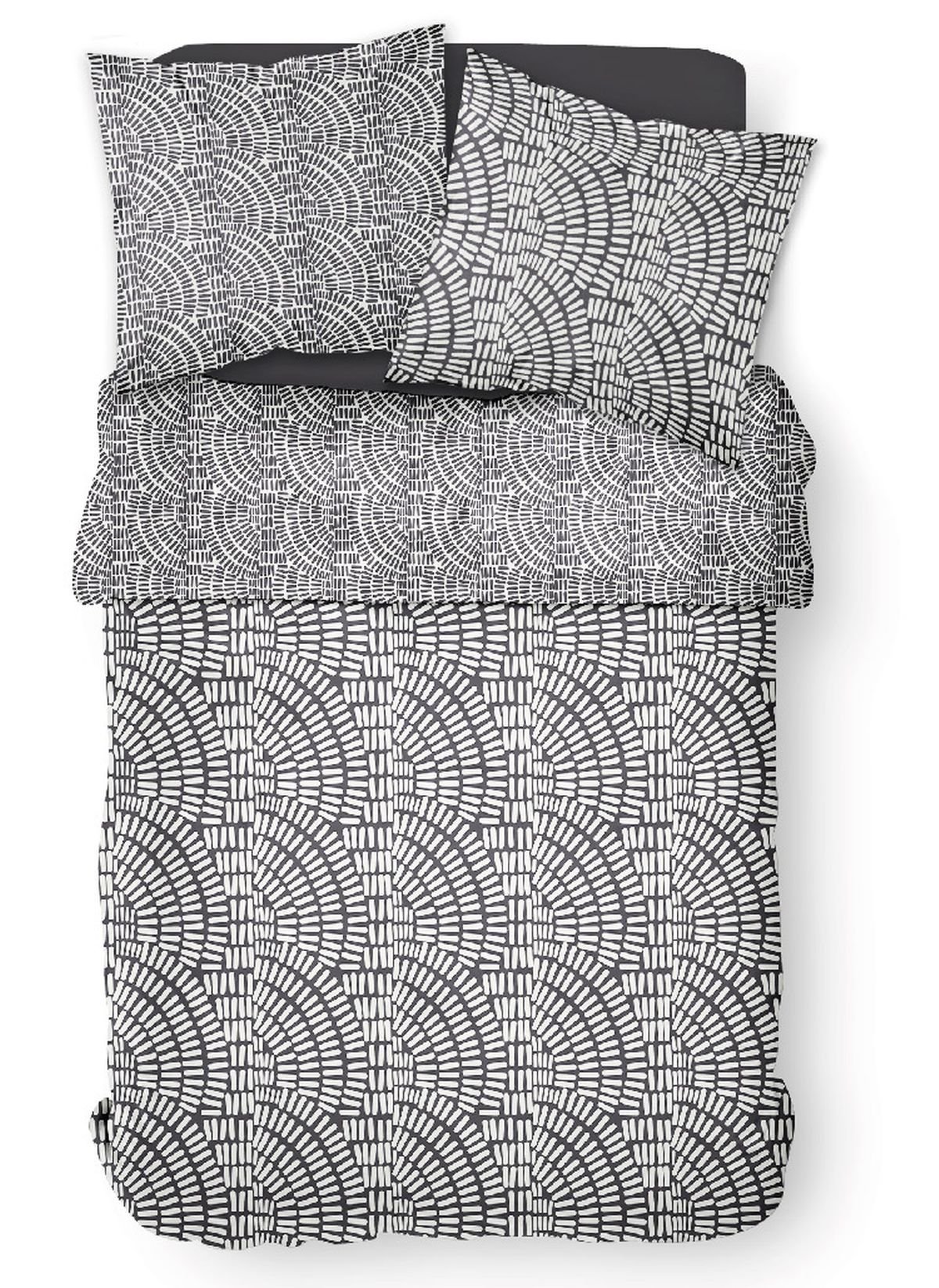 Cotton bedding set TODAY LINGE DE MAISON Black