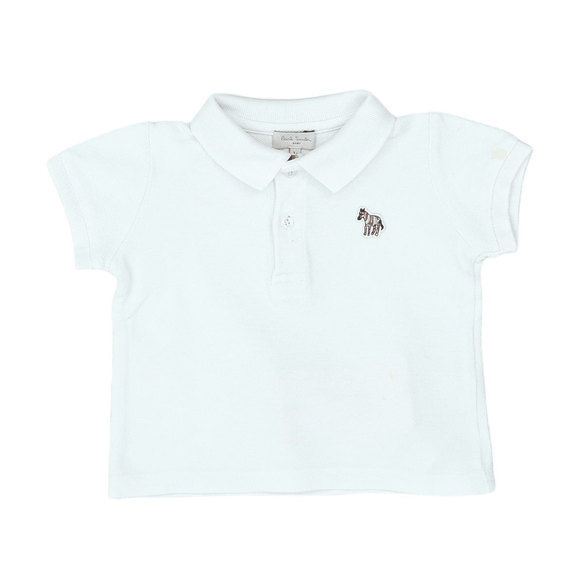 White baby polo - 12 months PAUL SMITH - Seconde main White