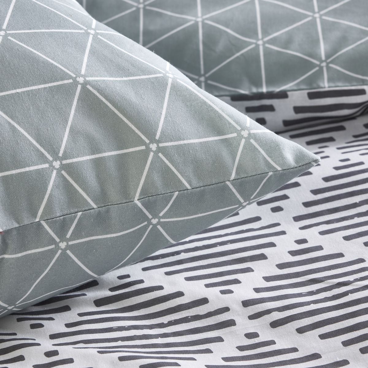 Printed bedding set TODAY LINGE DE MAISON Grey