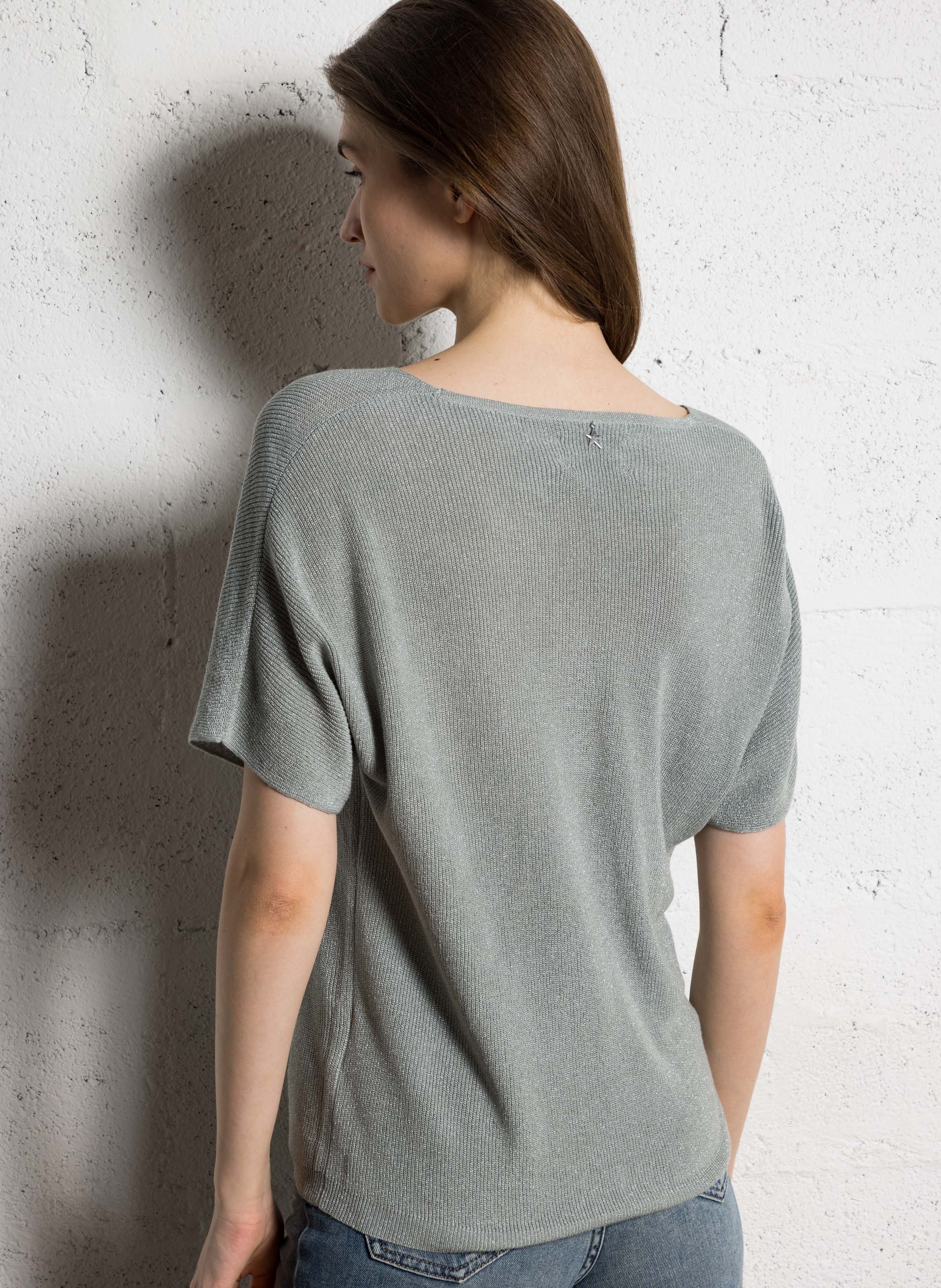 éco Responsable Pull Paillettes Femme Pull Ample Manches