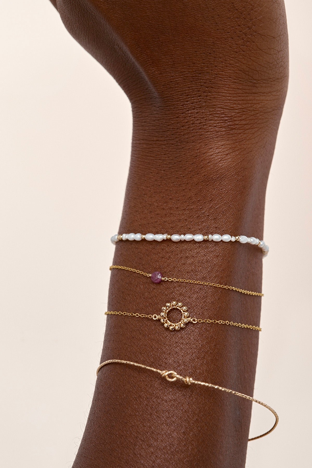 Bracelet - Ruby YAY Pink