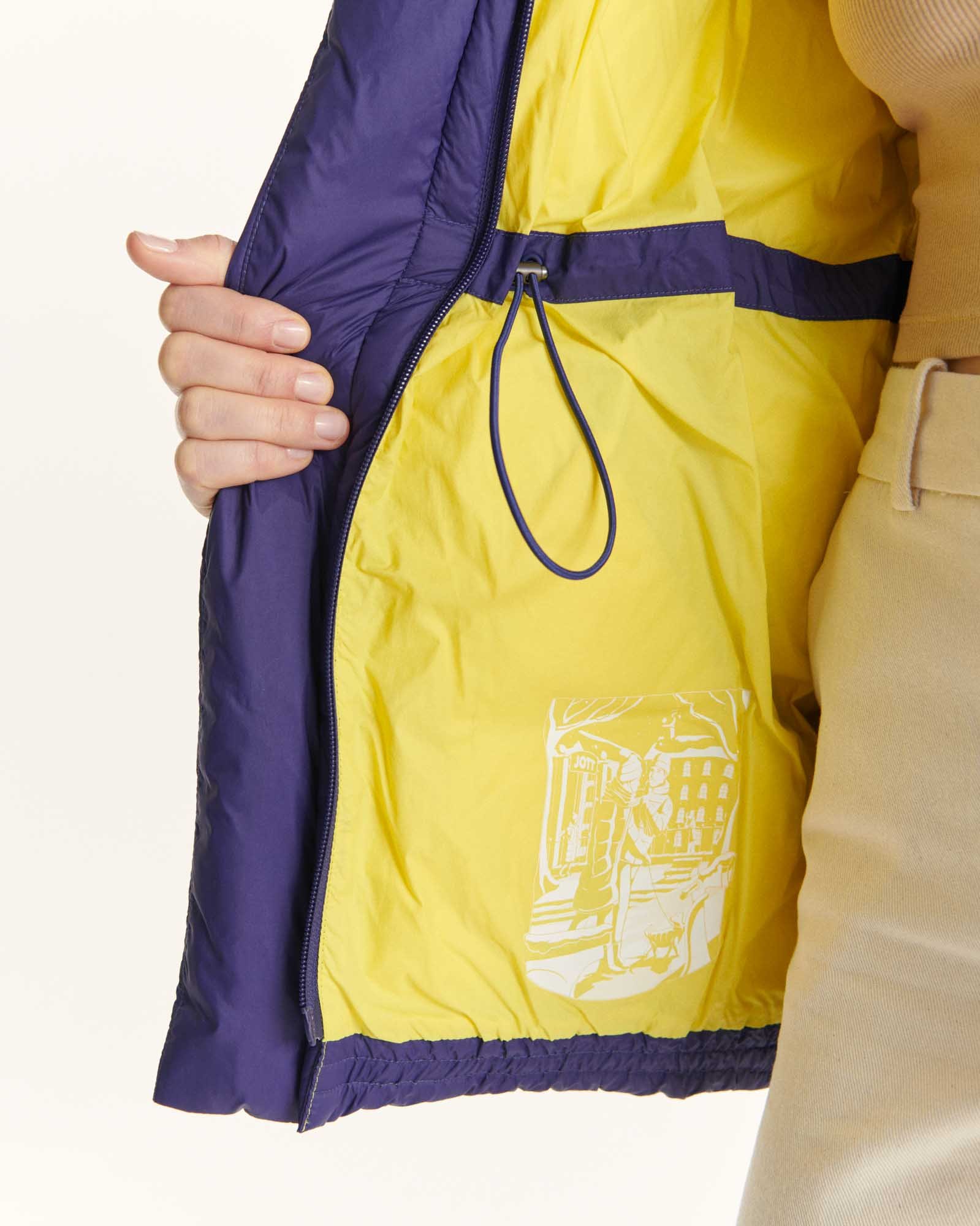 Luxury 2.0 Hooded Puffer Jacket for Extreme Cold JOTT Blue