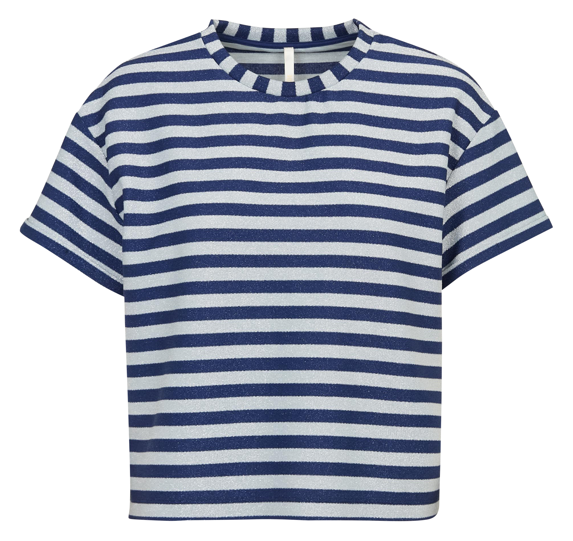 Tee-shirt col rond rayé I CODE Bleu