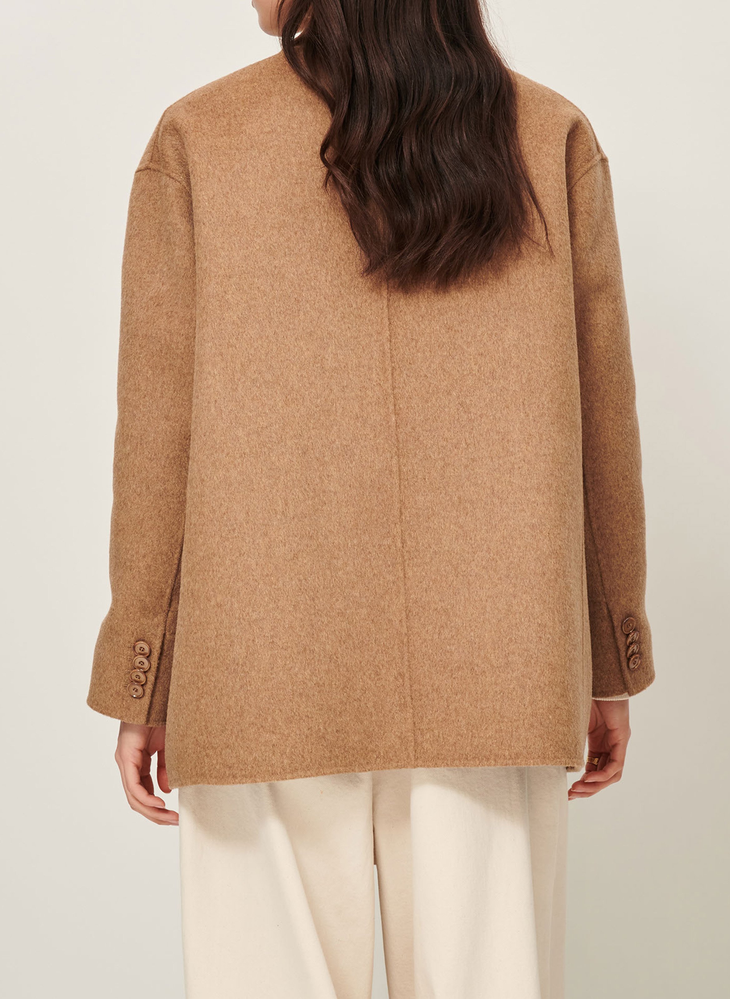 Wool-blend blazer SESSUN Beige