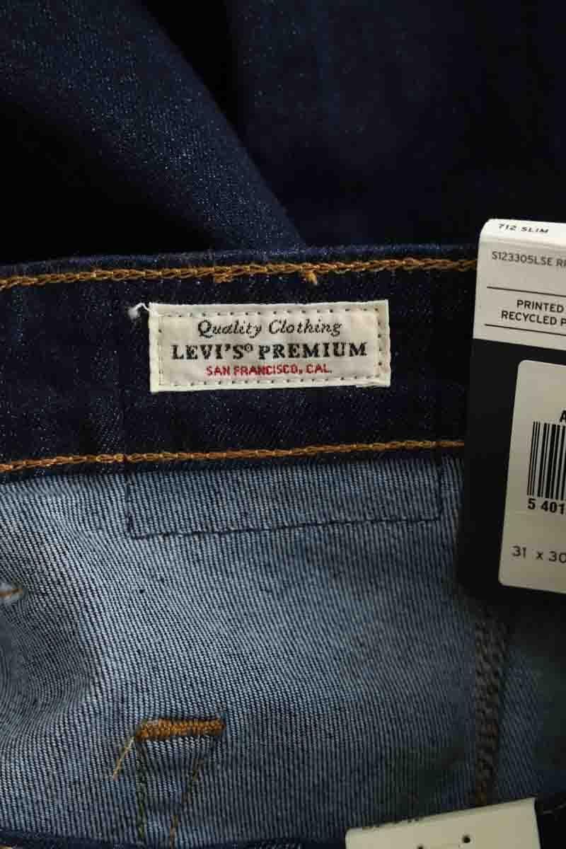 Slim 712 cotton jeans LEVI'S - Seconde main Blue