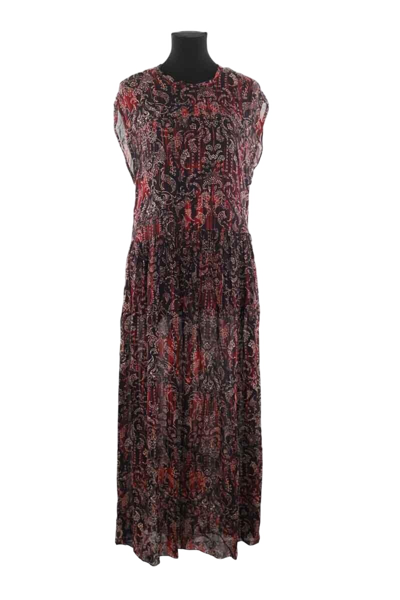 Burgundy dress IRO - Seconde Main Red