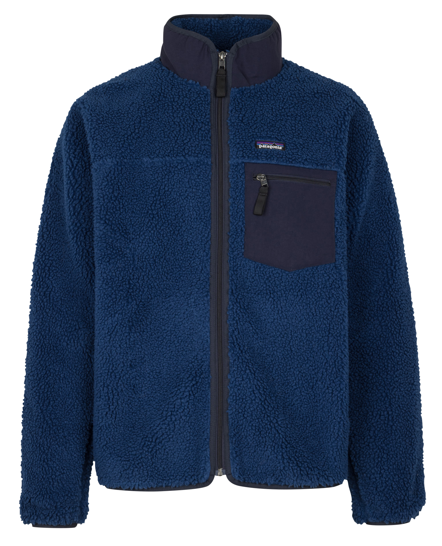 Sherpa high neck jacket PATAGONIA Blue