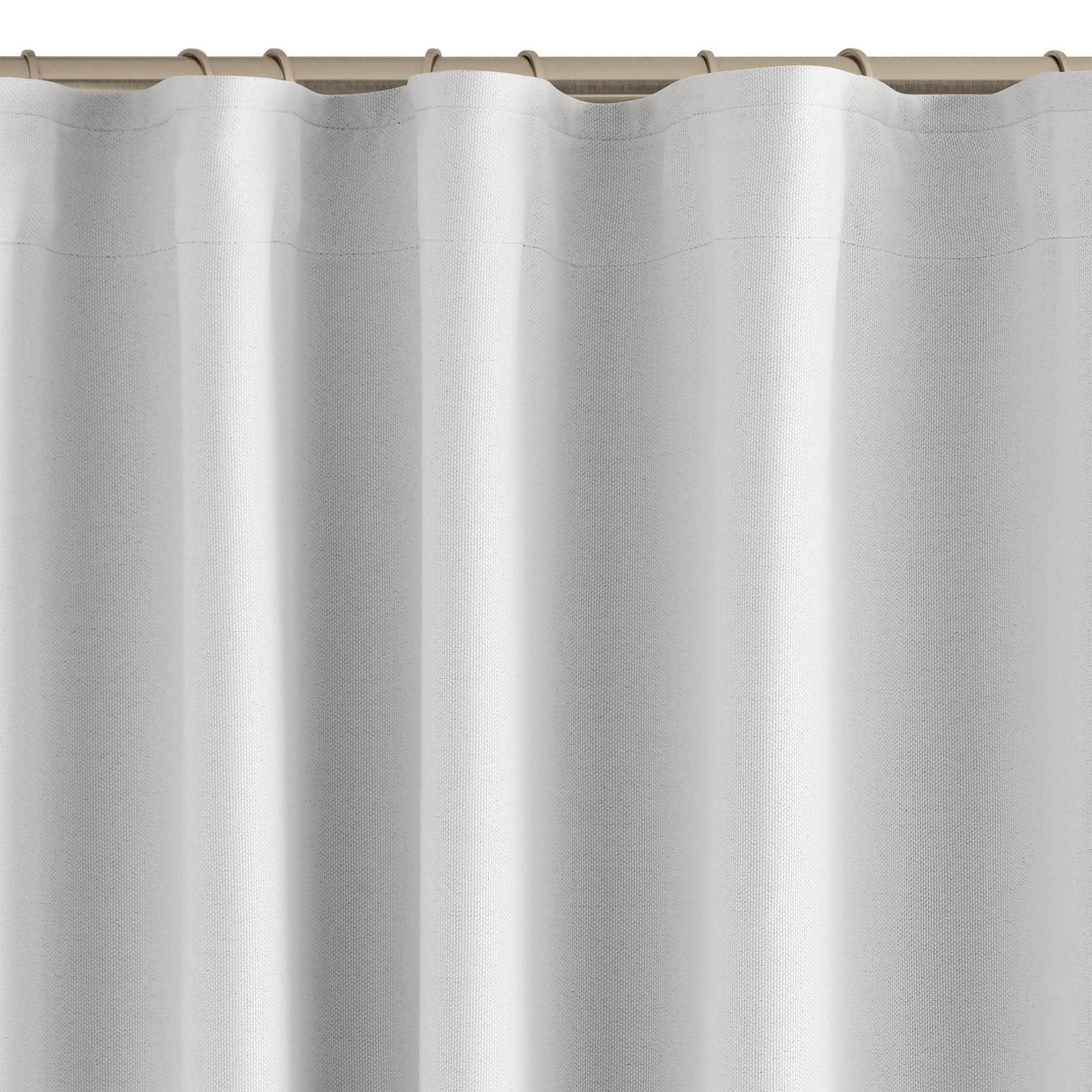 LINA - Blackout curtain with gathering tape MADURA White