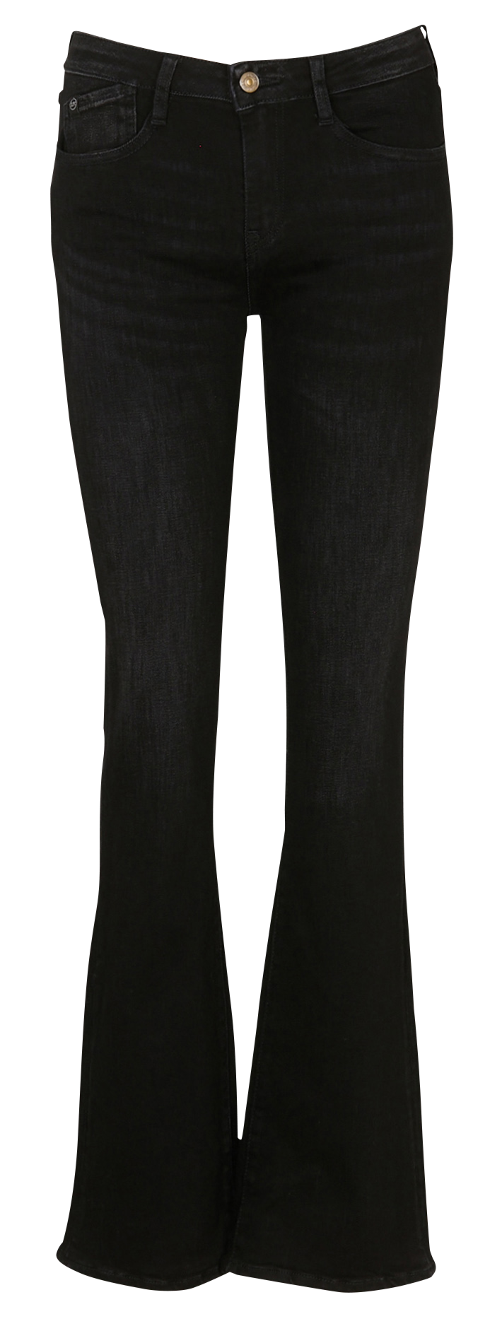 Jean boot-cut en coton mélangé LE TEMPS DES CERISES Noir