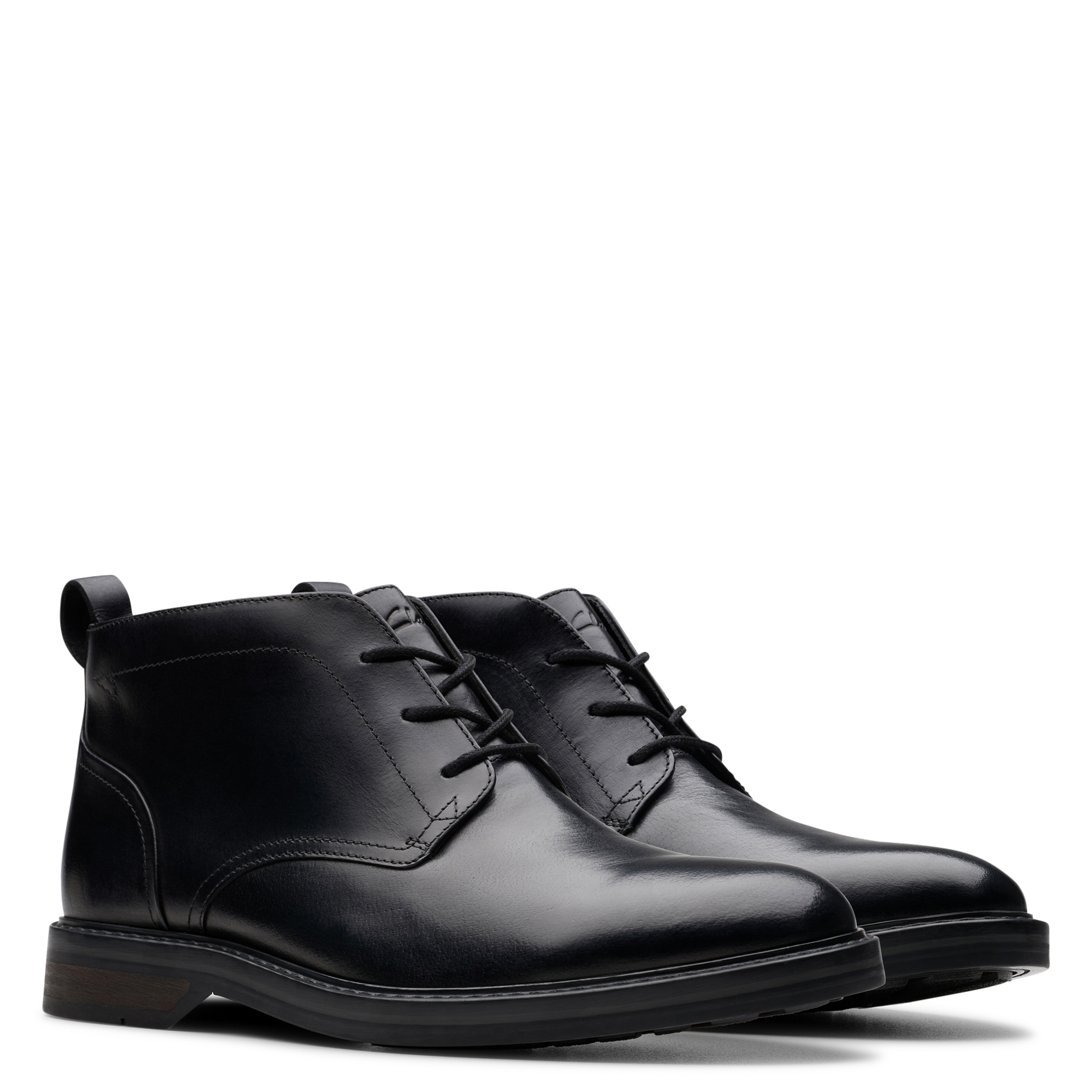 Albert leather boots CLARKS Black