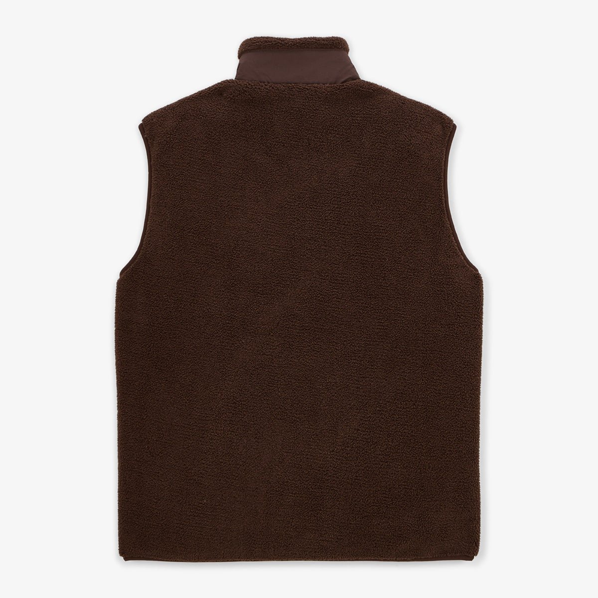 Solid Sleeveless Fleece SERGE BLANCO Brown