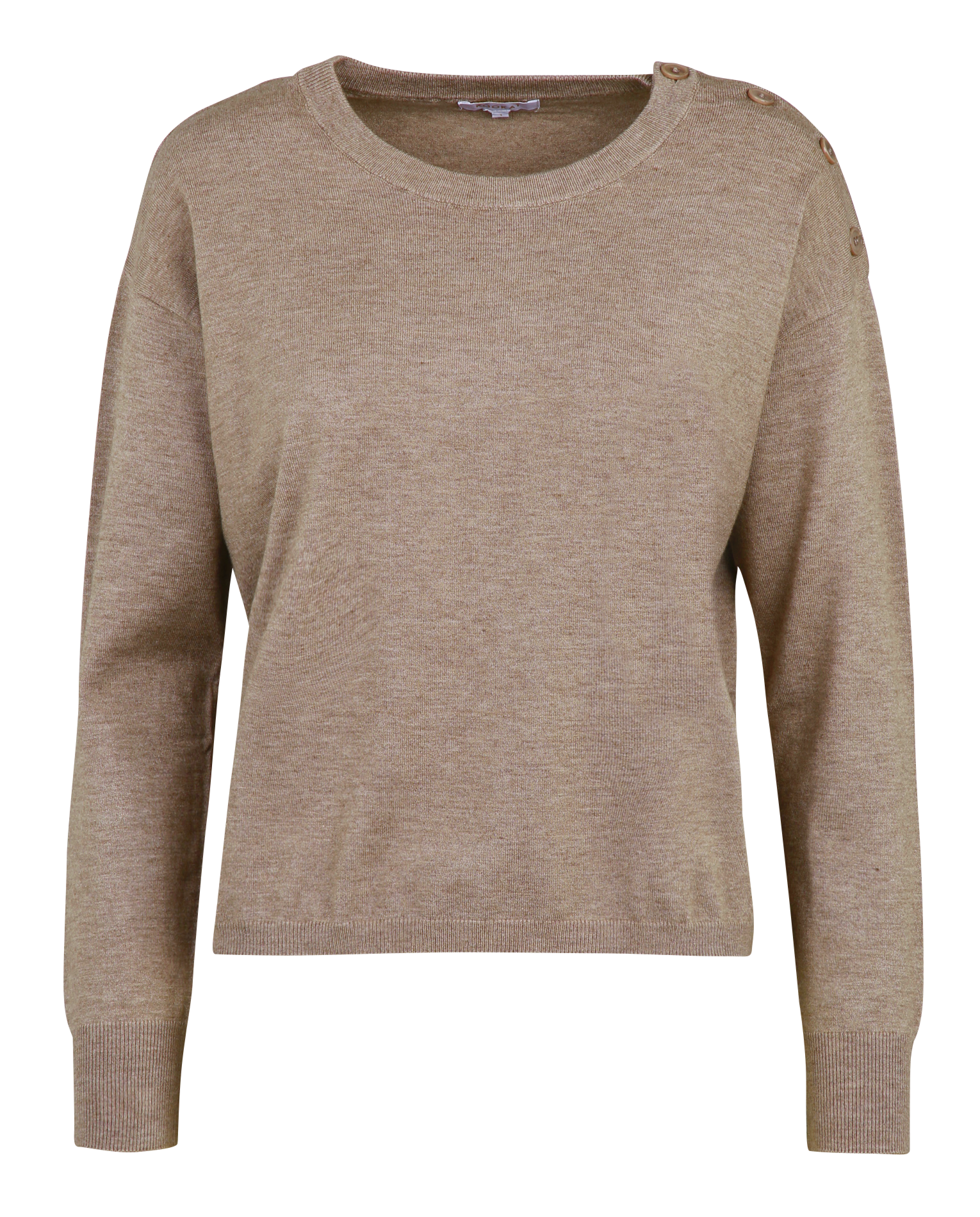 Pull col rond  KOOKAI Marron