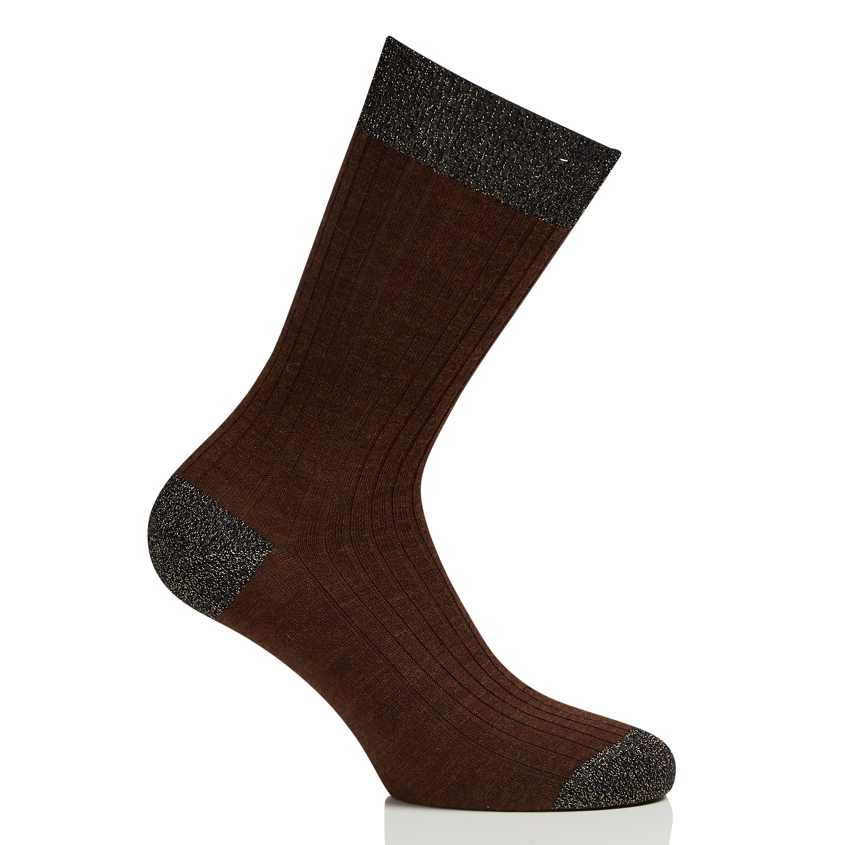 Chaussettes en laine mélangée ANT45 Marron