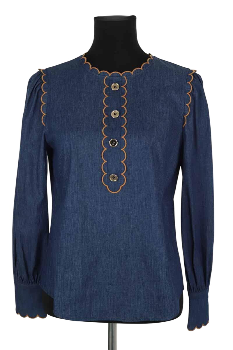 Blouse LK BENNETT - Seconde Main Blue