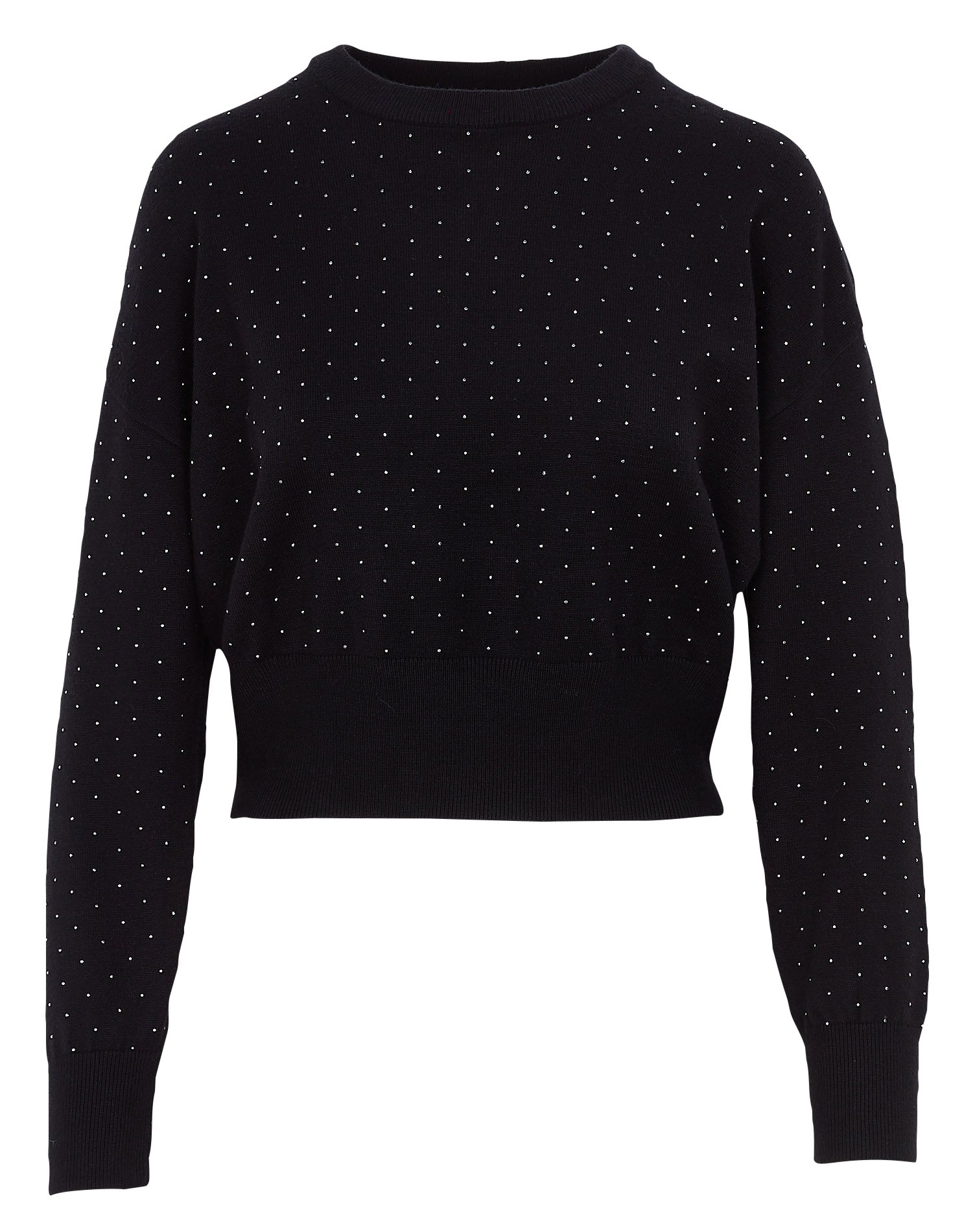 Pull oversize court col rond  KOOKAI Noir