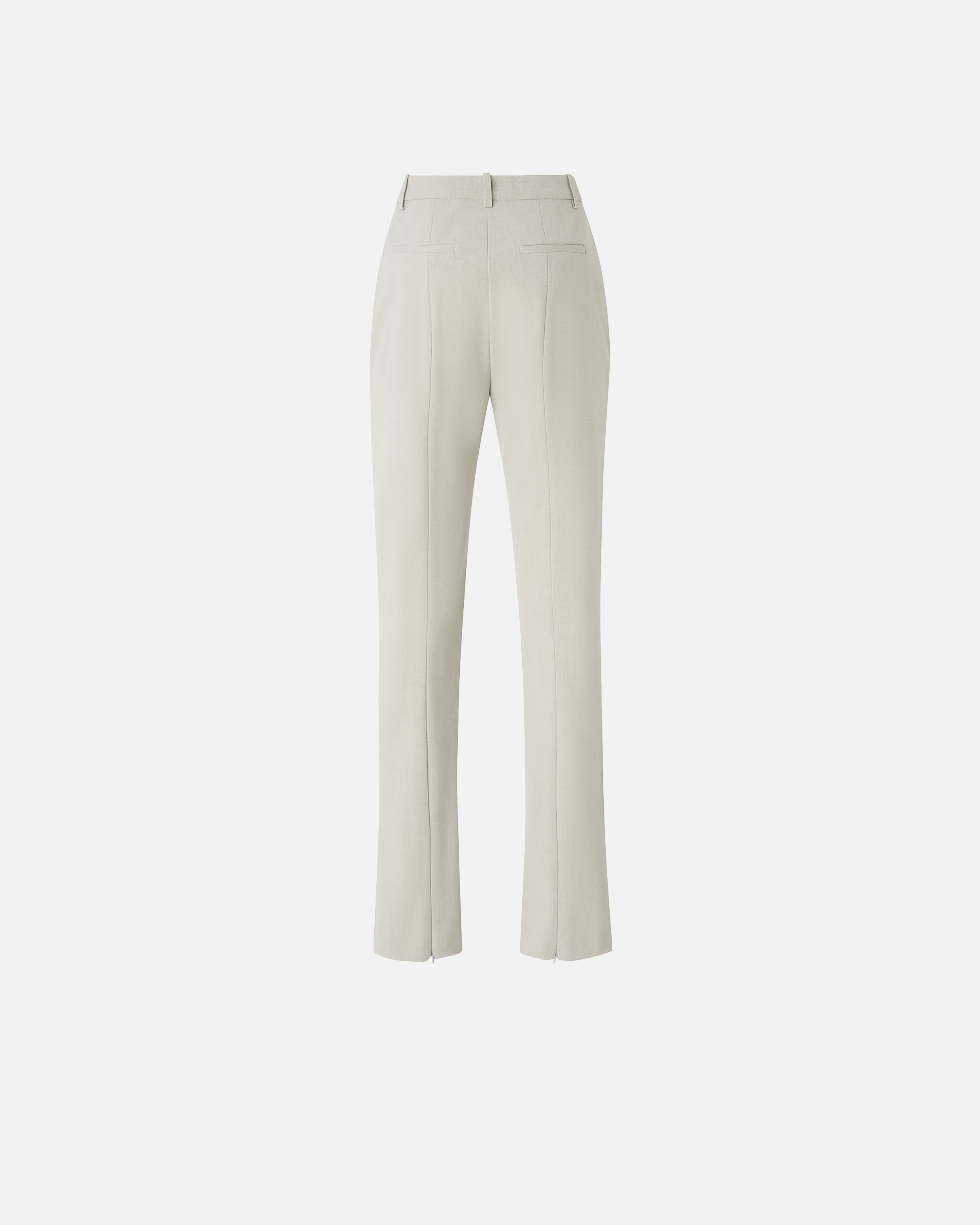 Pants with zip closure at the back PINKO Grey