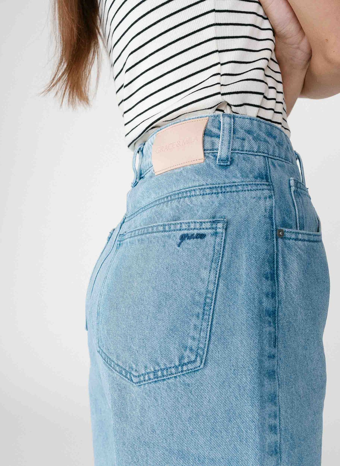 Short en denim GRACE ET MILA Bleu