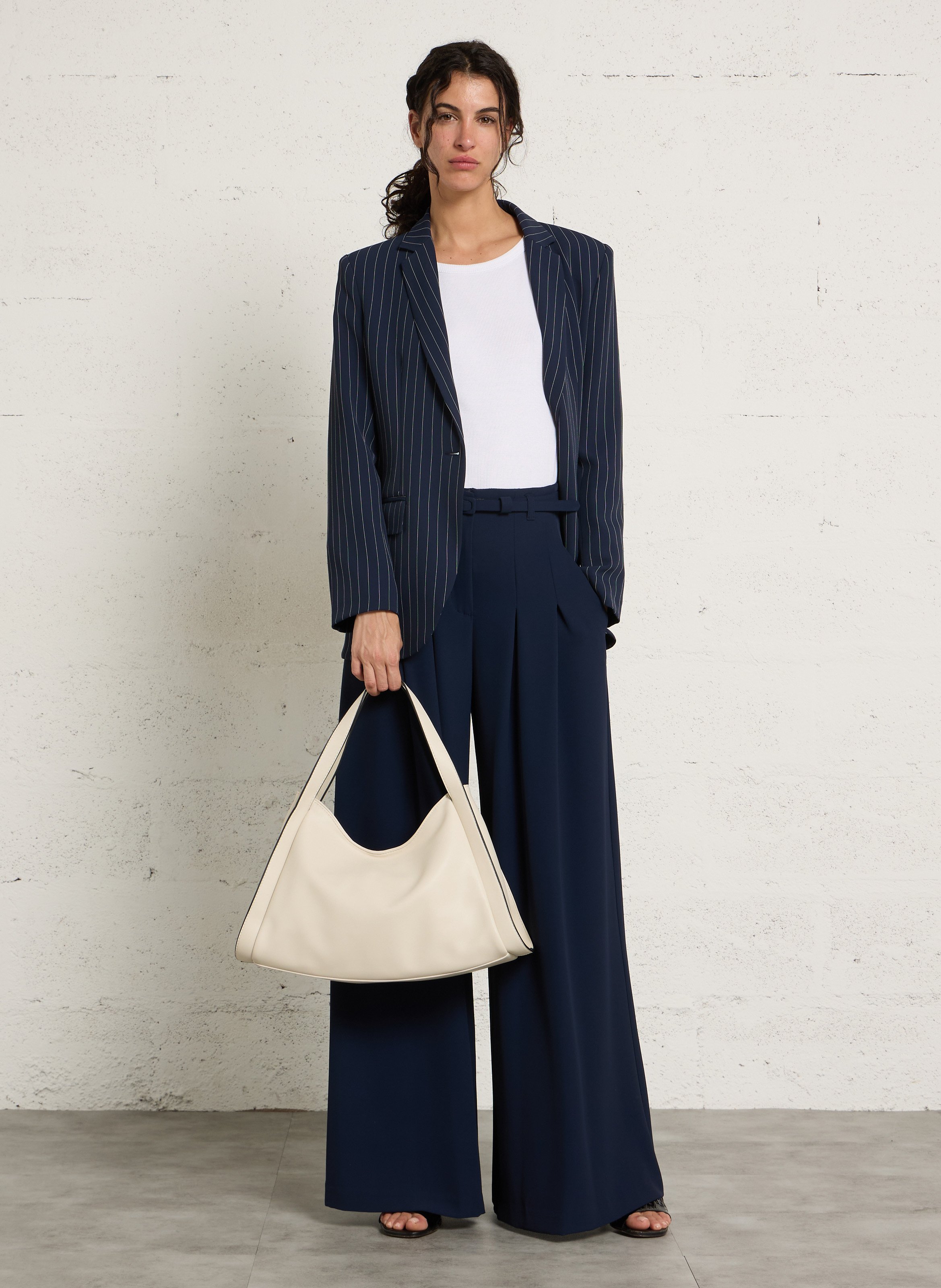 Striped suit jacket IMPERIAL Blue