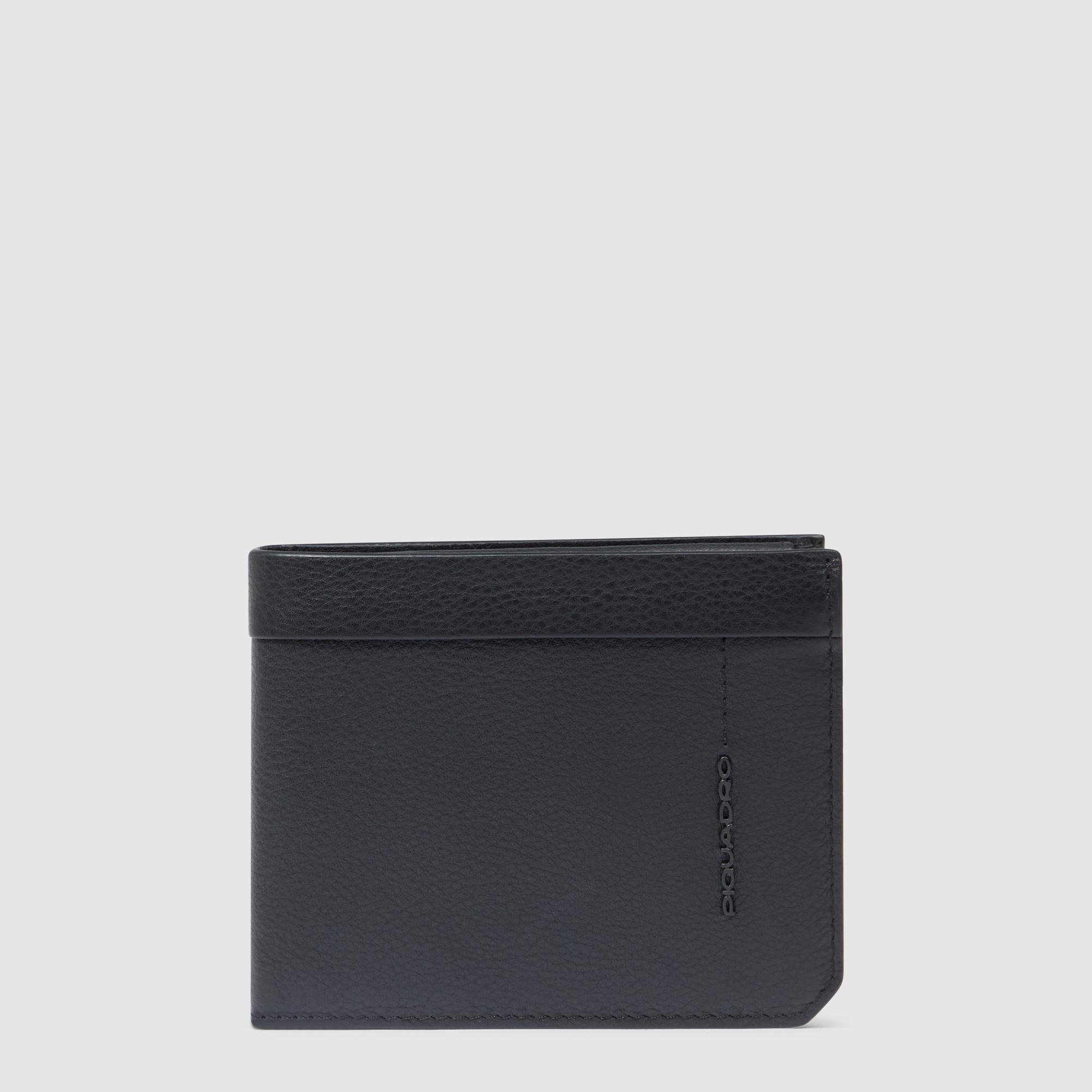 Babylon leather wallet PIQUADRO Black