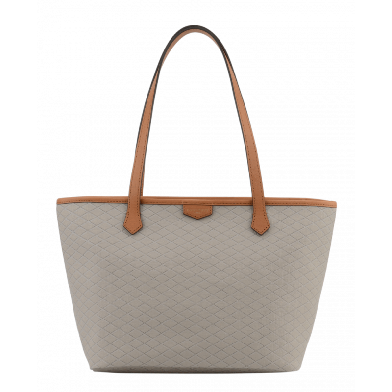 Leather bag WAVES Taupe
