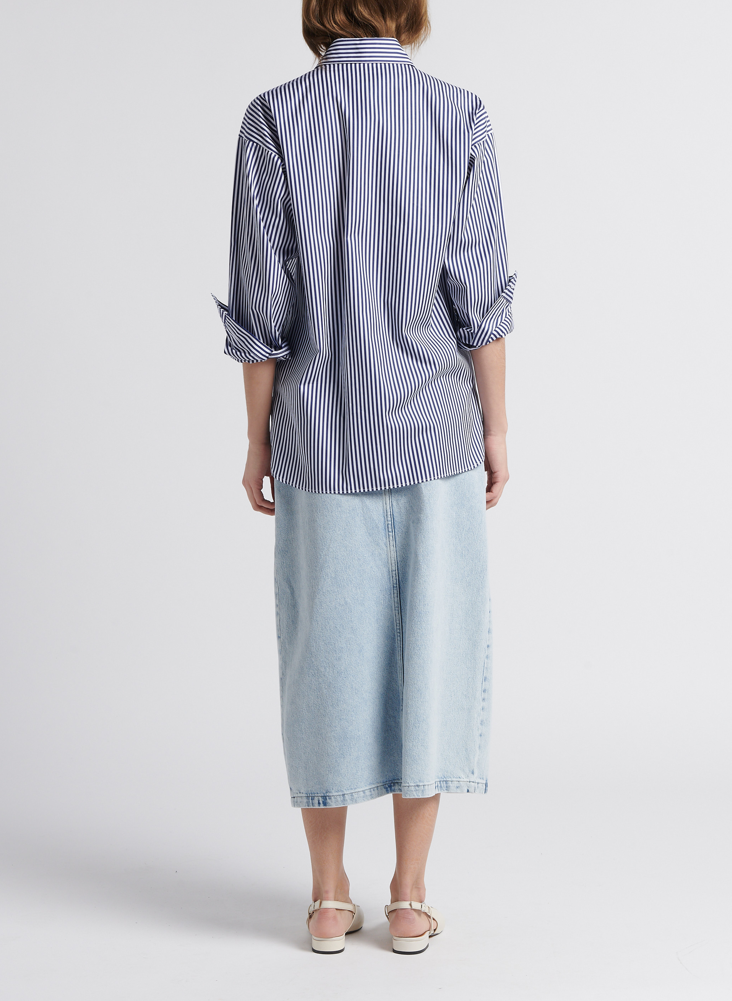 Jupe midi en jean  INDEE Bleu