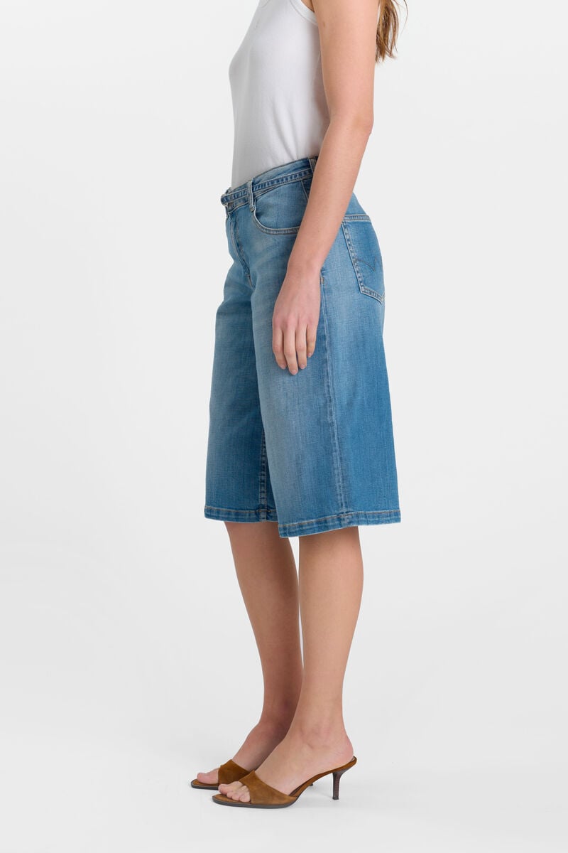 Denim Bermuda Shorts LE TEMPS DES CERISES Blue