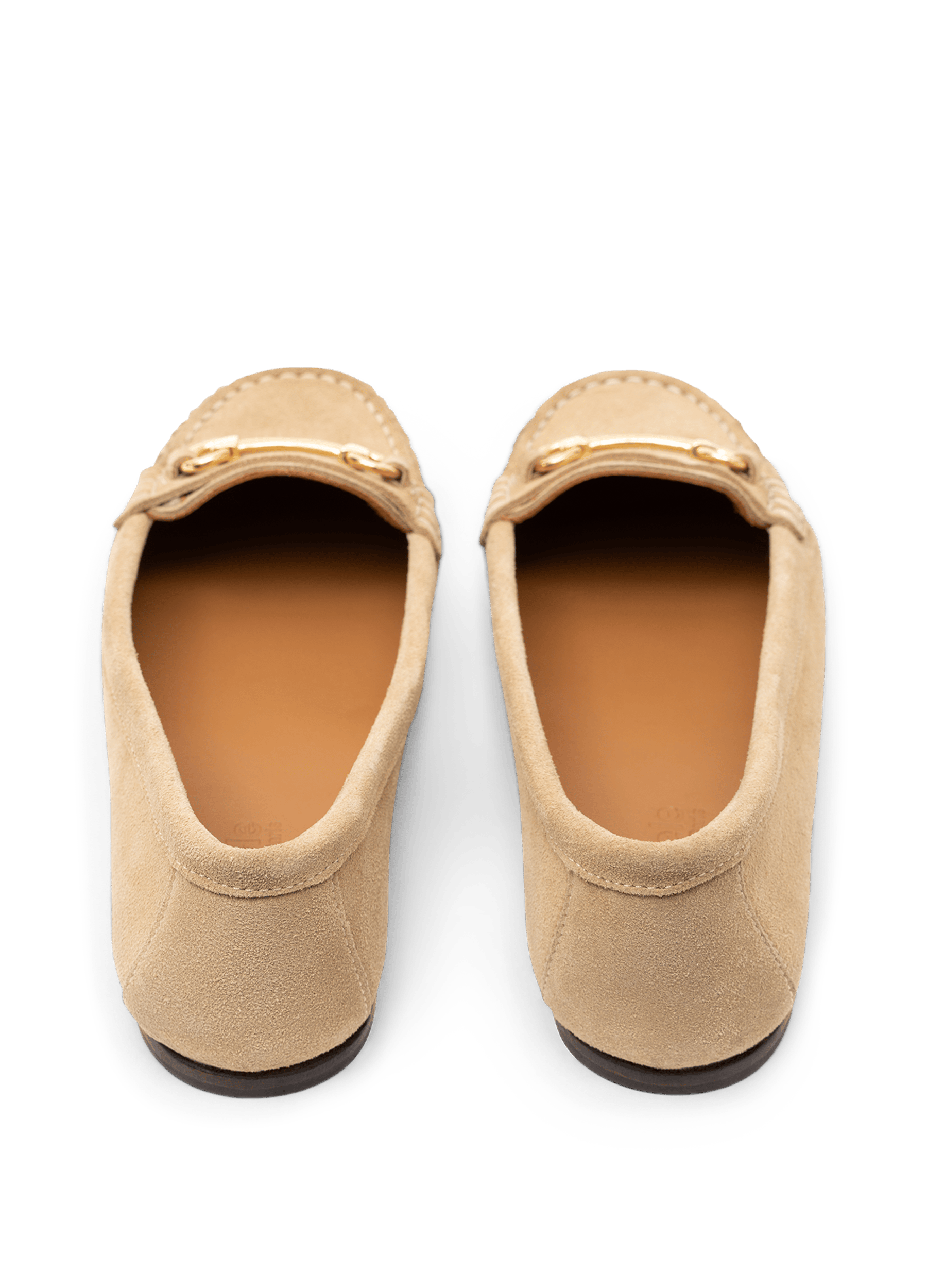 Beige suede leather moccasins PARALLELE PARIS Beige