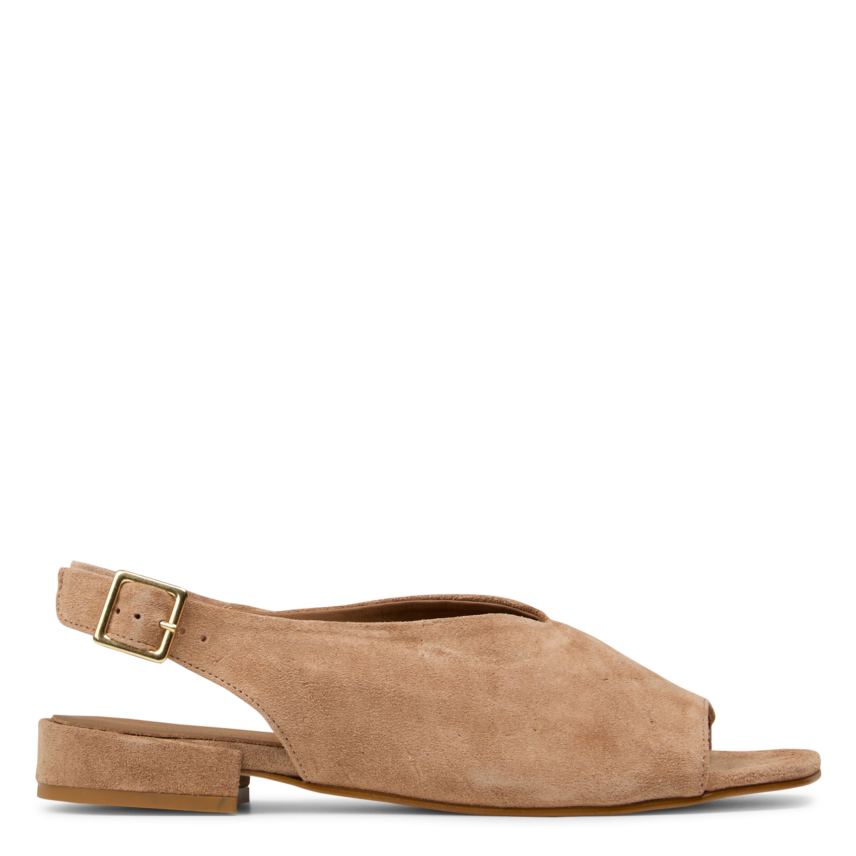 Sandales plates en cuir velours MELLOW YELLOW