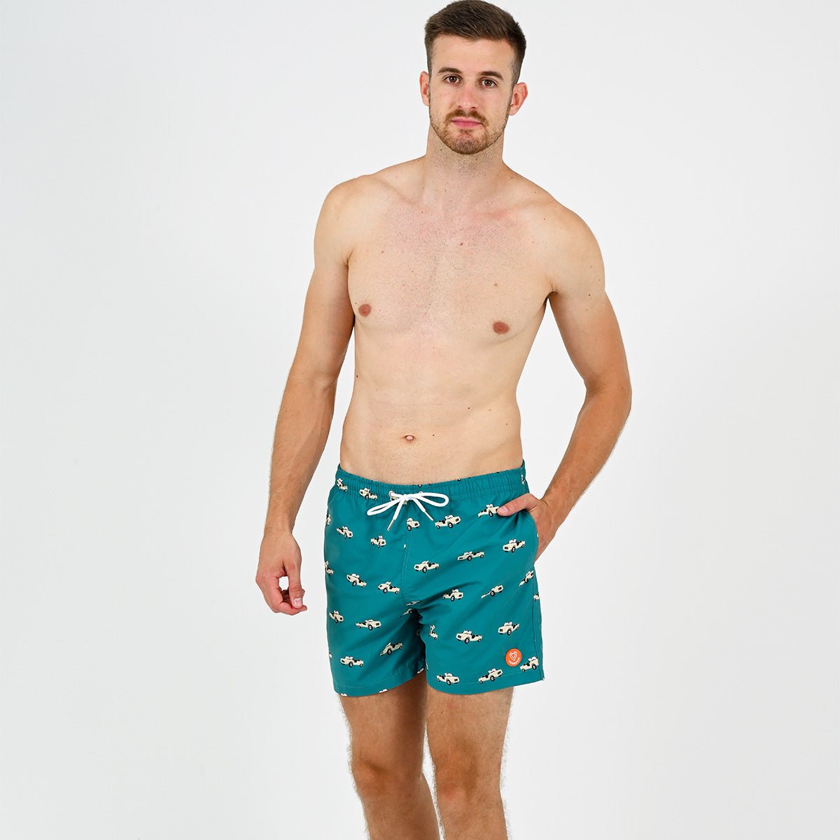 Explorer Swim Shorts VENDREDI SWIMWEAR Green