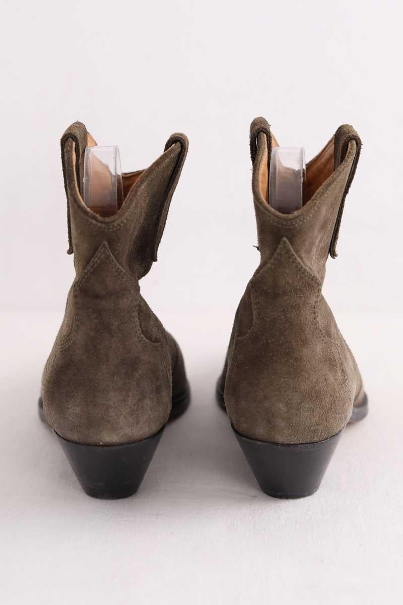 Western boots ISABEL MARANT - Seconde Main Khaki