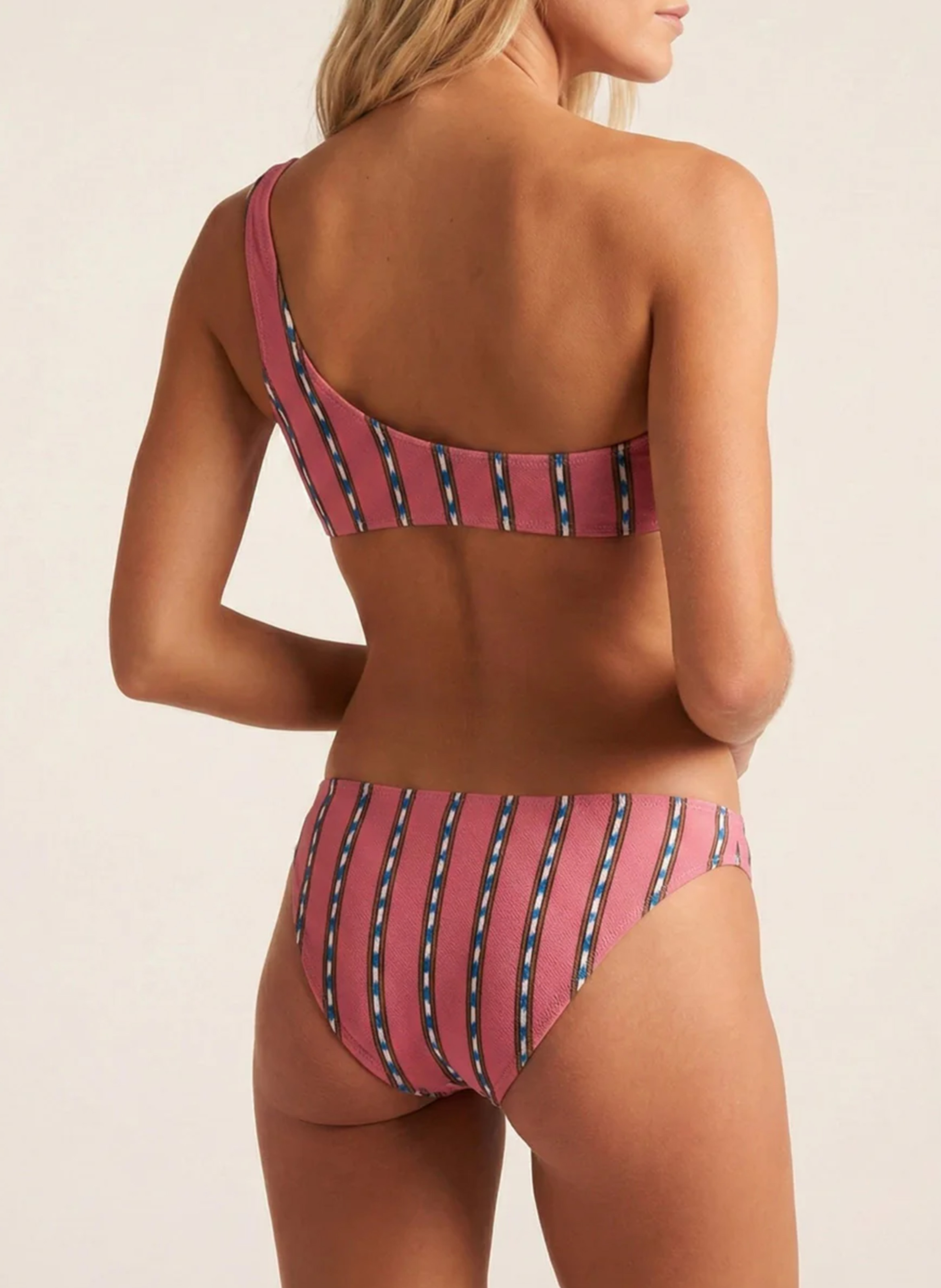 Asymmetric bikini top ROBIN COLLECTION Multicolored