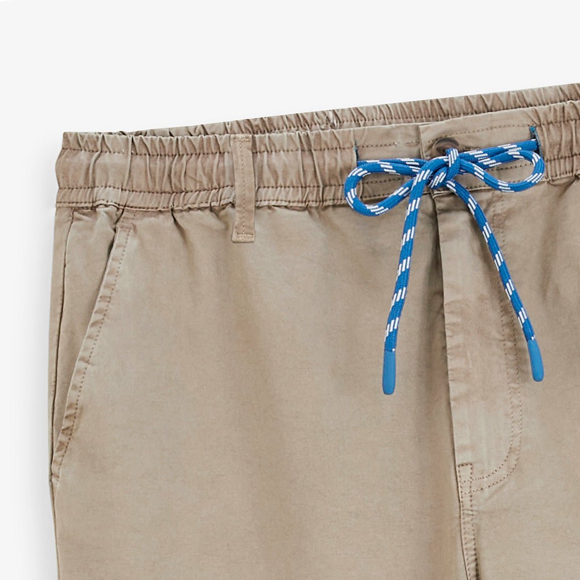 Beige cashmere sbplay elasticated waist cotton stretch pants 558 SERGE BLANCO Beige