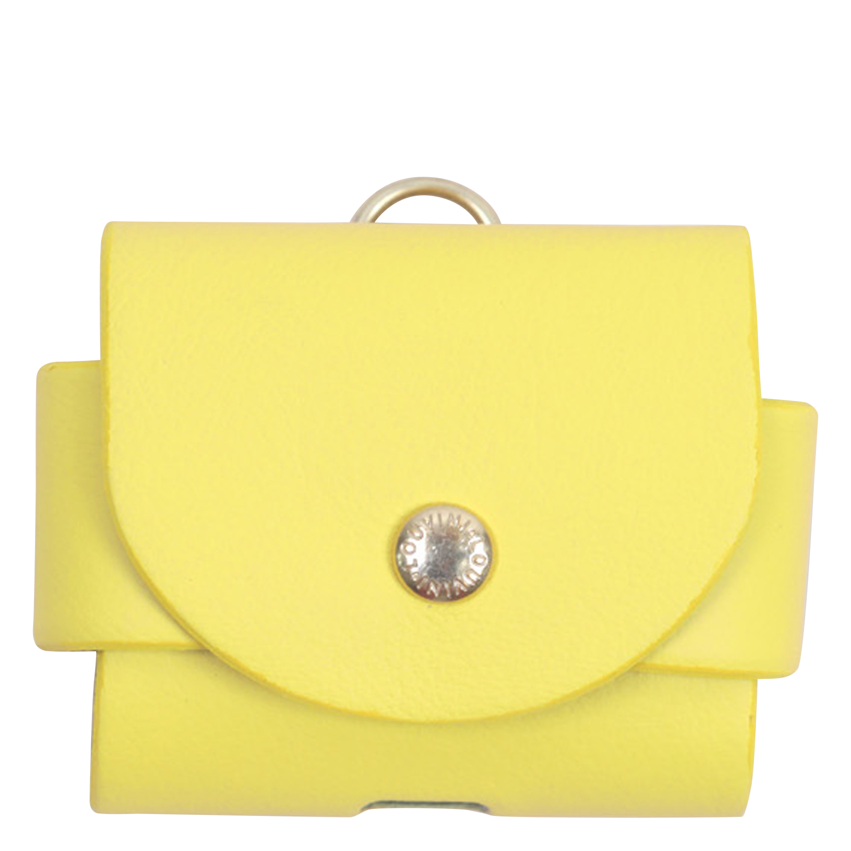 Etui pour AirPods en cuir  LOUVINI PARIS Jaune